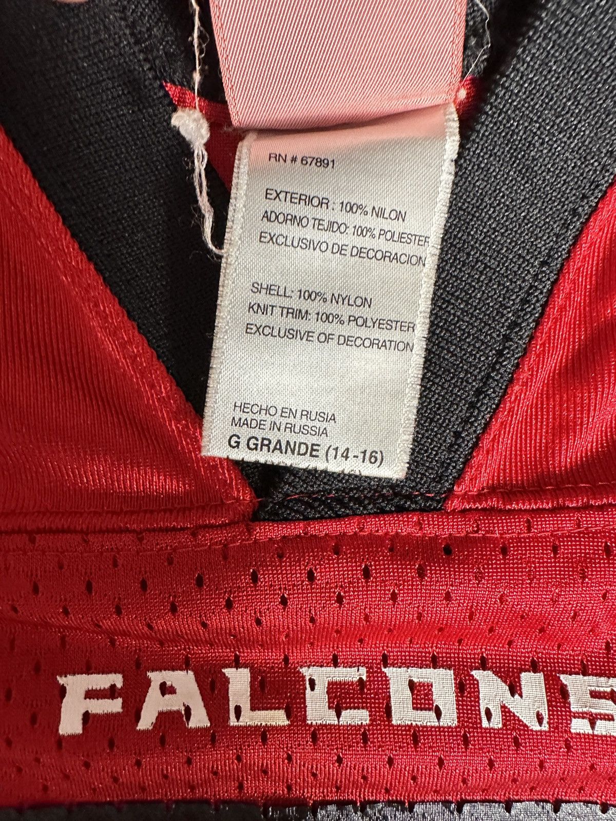 NFL Red NFL Atlanta Falcons Vick jersey Size US XXS / EU 40 - 5 Thumbnail