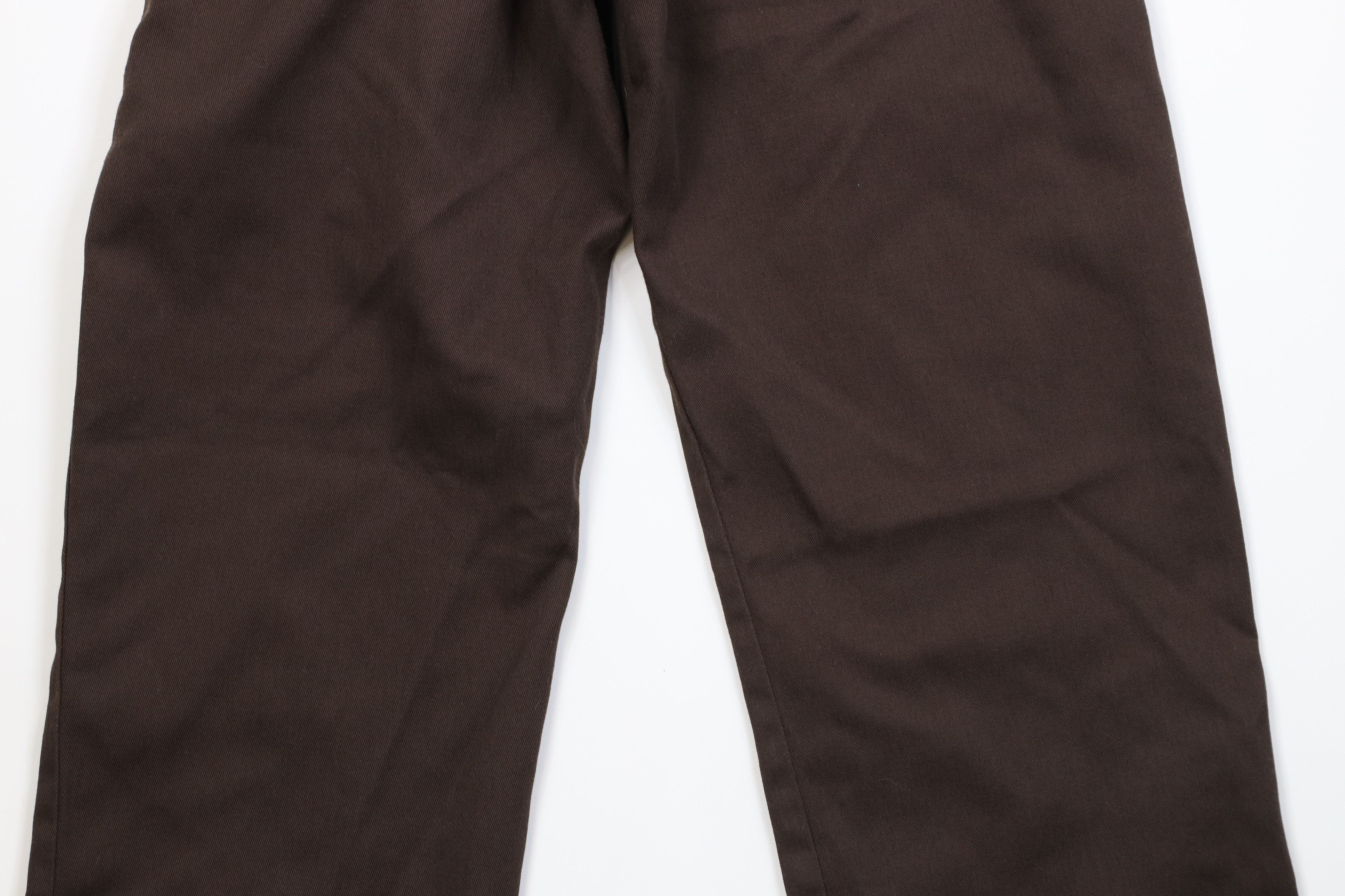 Dickies Vintage Y2K Dickies Hemmed Wide Leg Dungaree Pants Brown Size 25" / US 0 / IT 36 - 12 Thumbnail