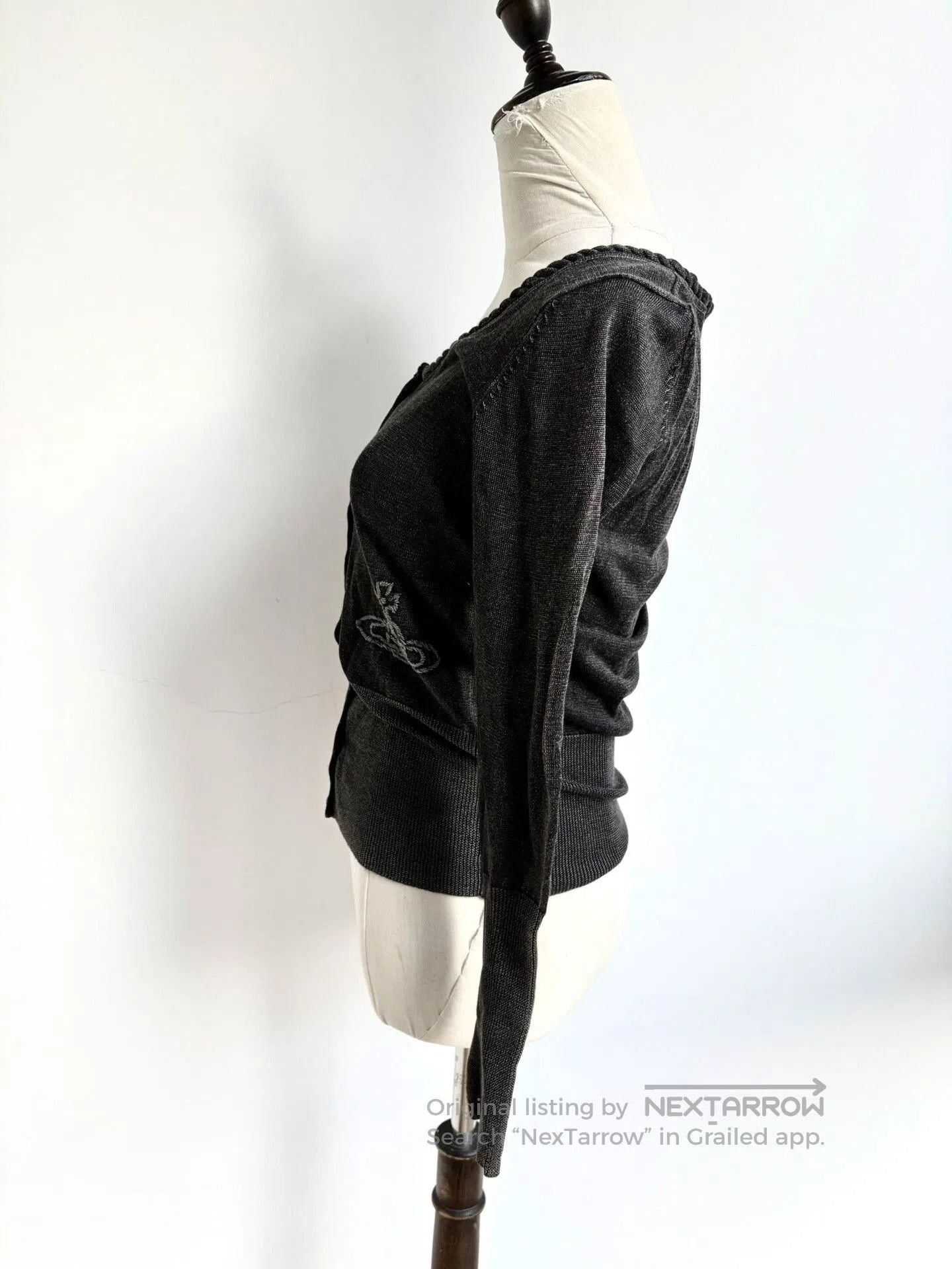 Vivienne Westwood vivienne westwood black gray knitted cardigan. Size M / US 6-8 / IT 42-44 - 4 Thumbnail