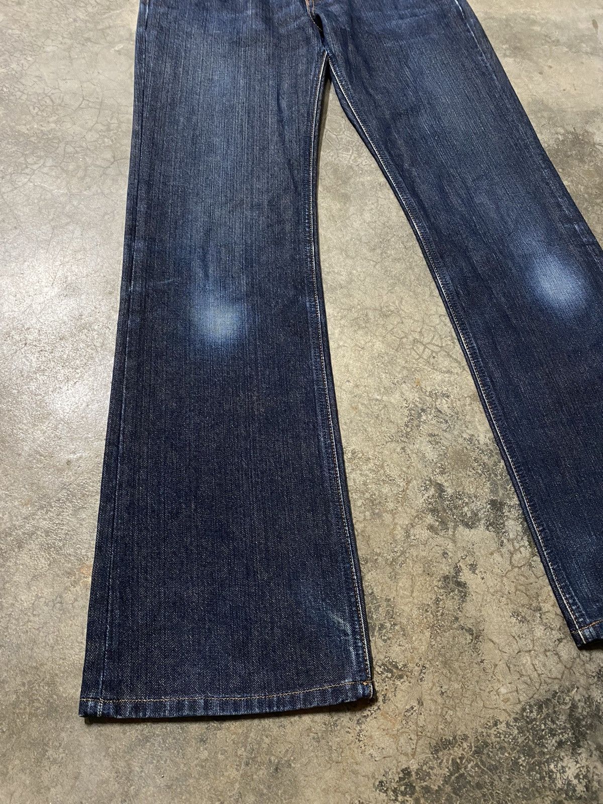 Japanese Brand × Jean × Lee Flare Jeans Vintage Lee Rider Rusty Denim @7 Size US 30 / EU 46 - 7 Thumbnail