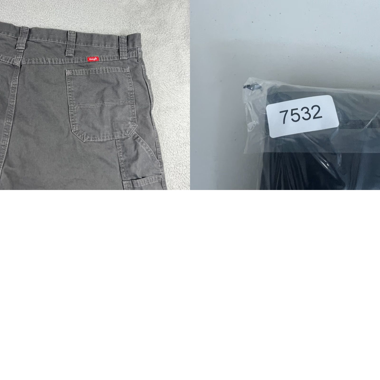 Wrangler VINTAGE Wrangler Carpenter Shorts Mens Size 44 Gray Workwear Cargo Denim Size US 44 / EU 60 - 8 Thumbnail