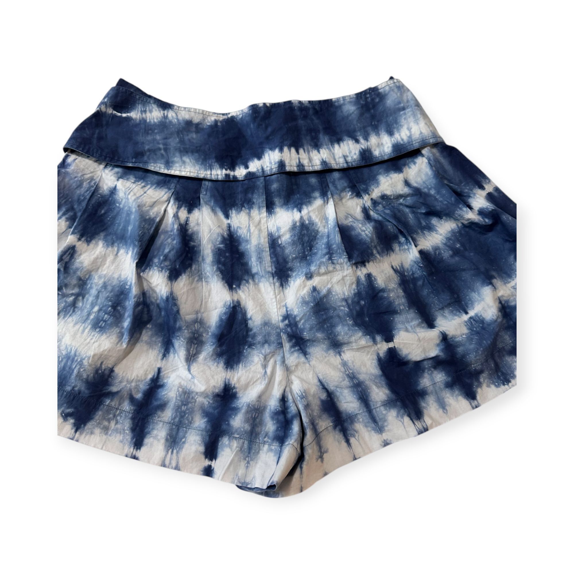 Ulla Johnson Ulla Johnson Paloma Short, Size 12, Indigo Tie Dye, New with Size 34" / US 12 / IT 48 - 9 Thumbnail