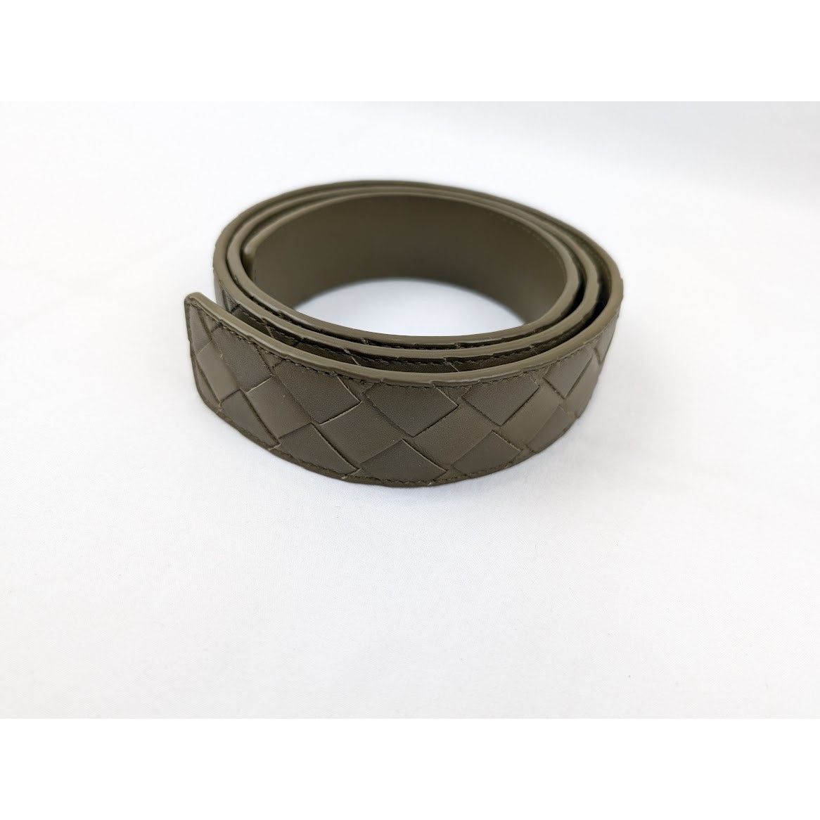 Bottega Veneta o1rshd1 Size: 85cm / Interccio Light Calf Belt in Mud Size 34 - 2 Thumbnail