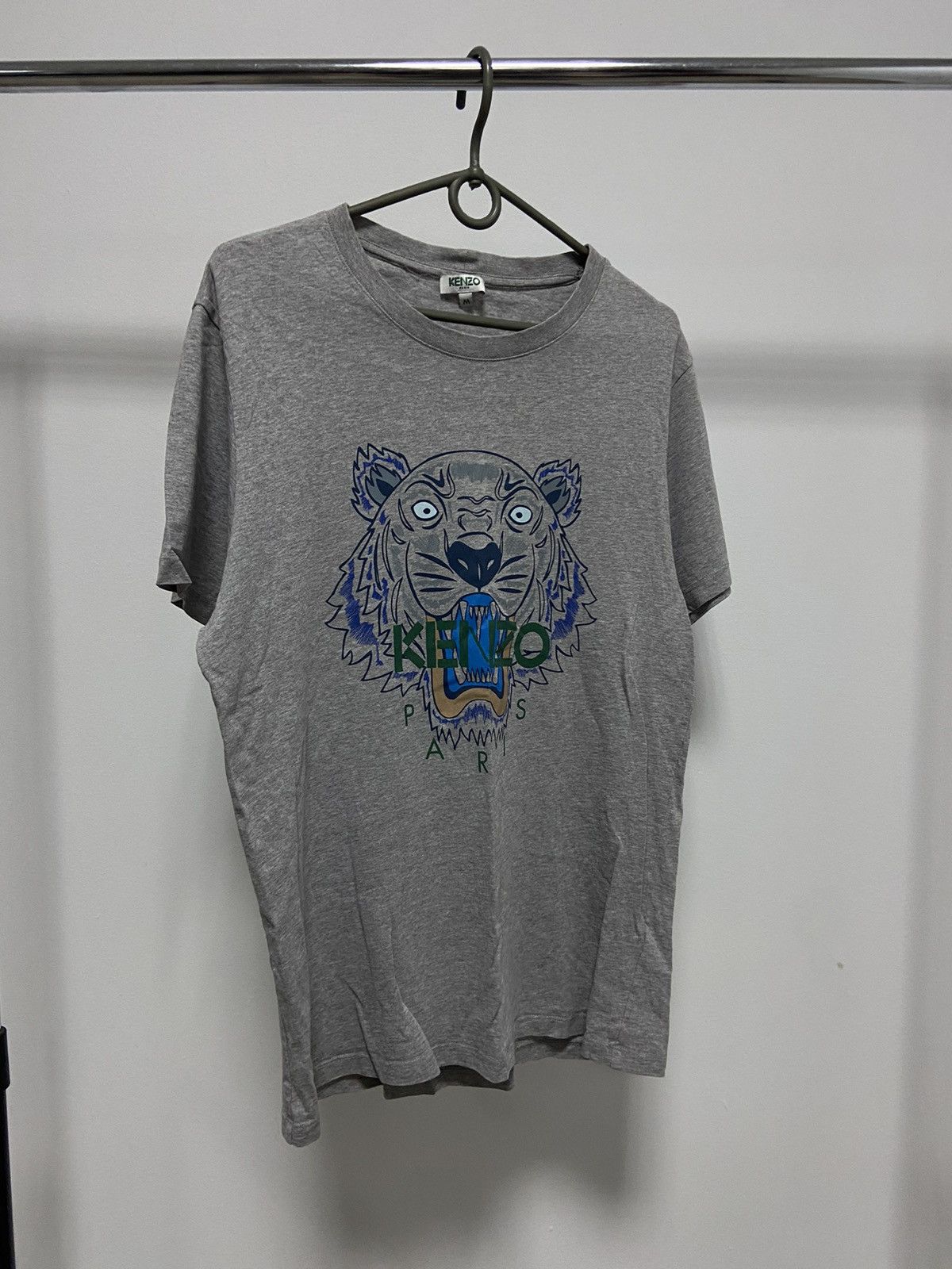 Kenzo × Vintage Kenzo Paris Vintage T Shirt Big Logo Tiger 🐯 Size US M / EU 48-50 / 2 - 1 Thumbnail