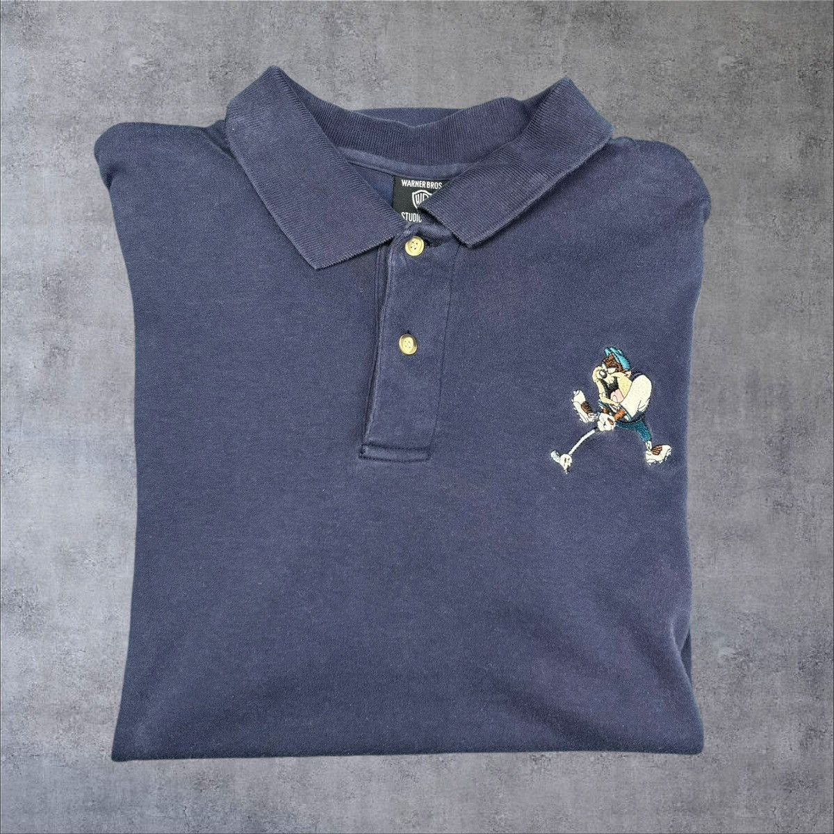 Vintage × Warner Bros Vintage Taz Looney Tunes Shirt Size US XXL / EU 58 / 5 - 1 Thumbnail