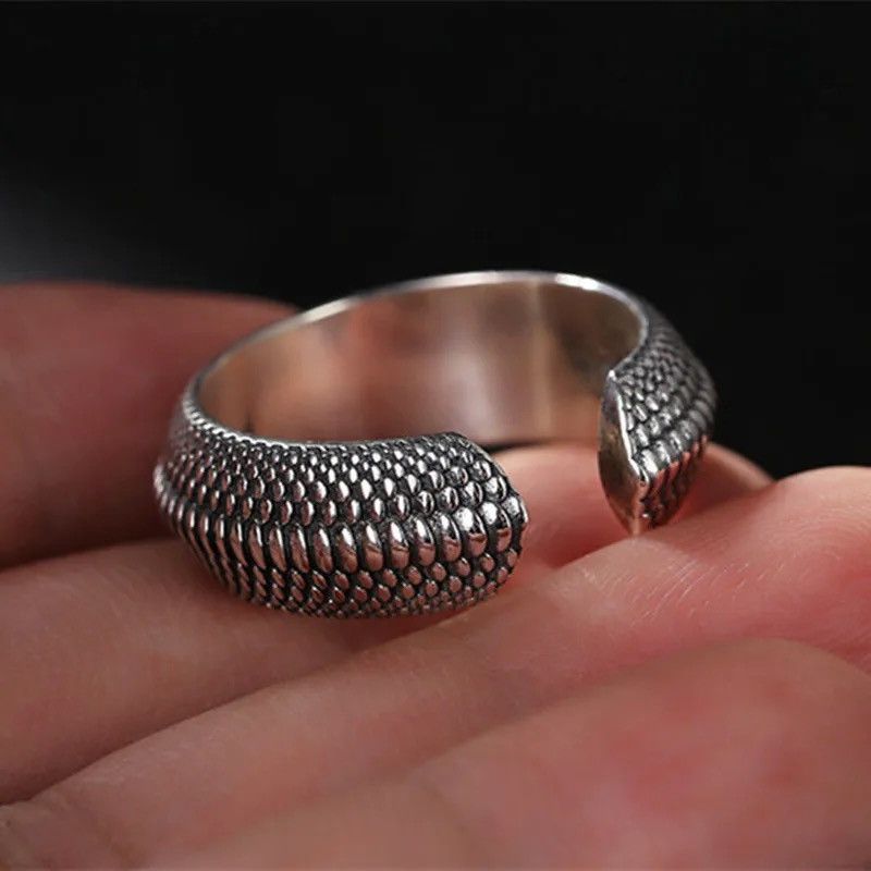 Jewelry × Sterling Silver × Vintage Personality Simple 925 Silver Ring Size ONE SIZE - 2 Thumbnail
