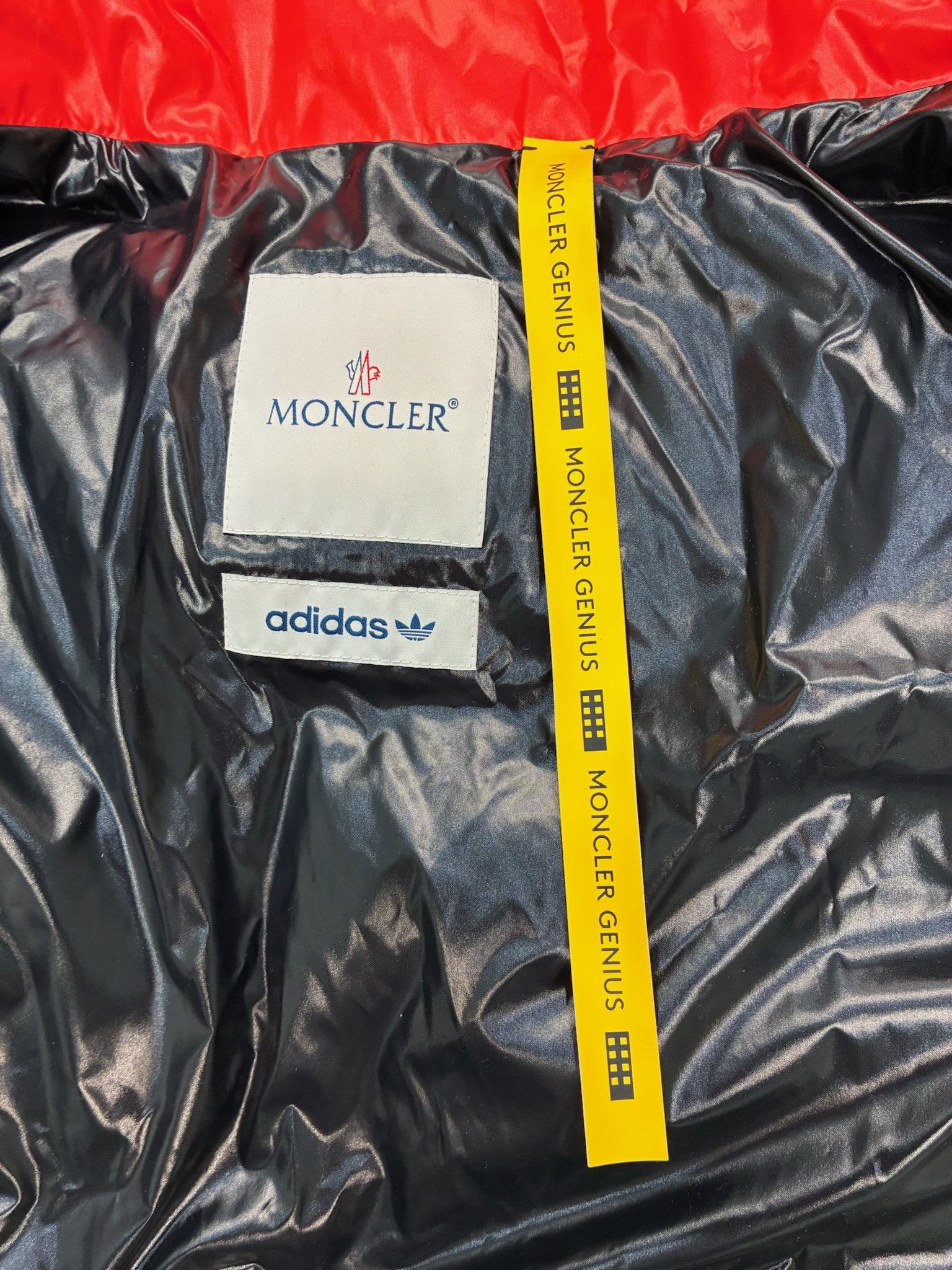 Moncler Moncler x Adidas Bozon Down Vest 'Solar Red' Size US XL / EU 56 / 4 - 7 Thumbnail