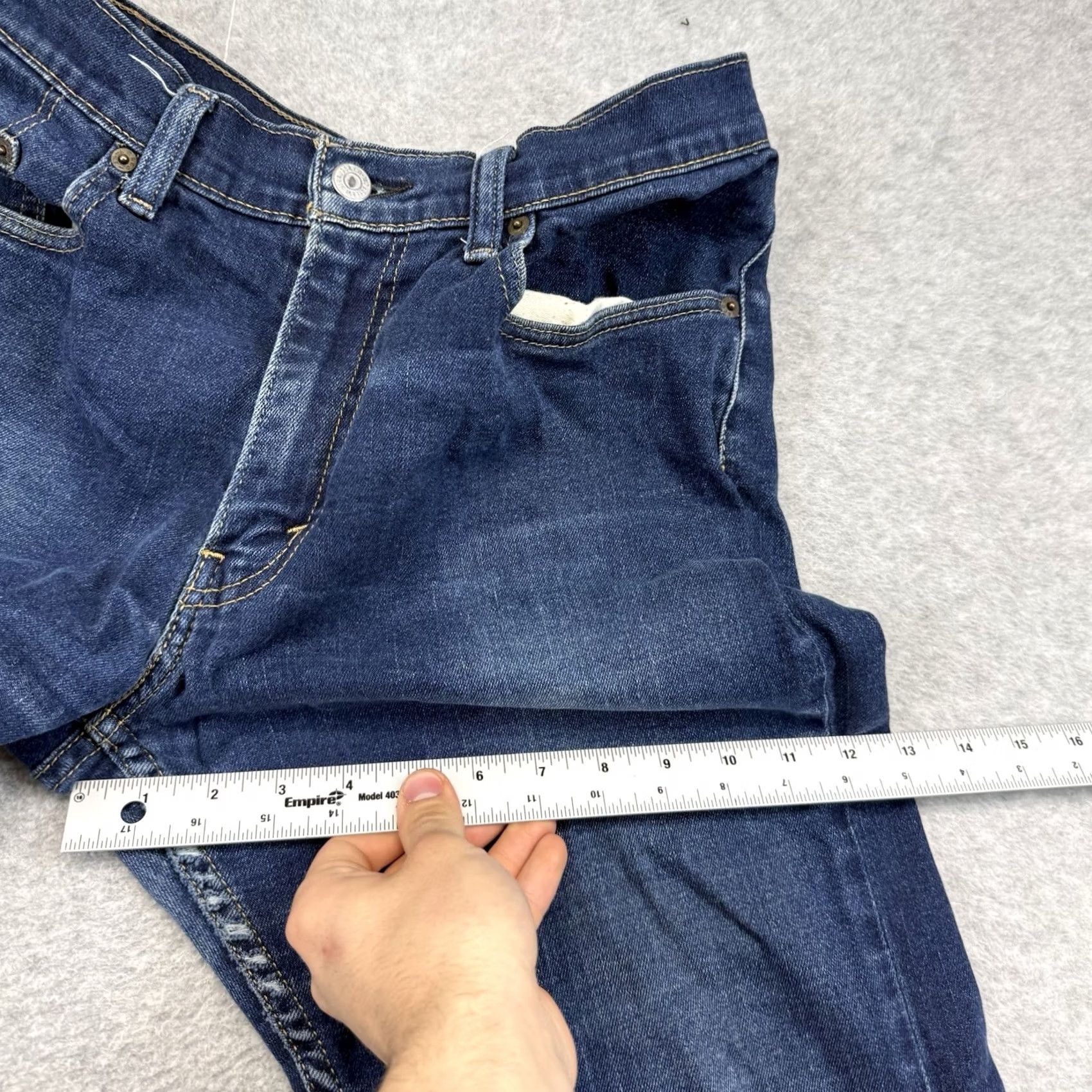 Levi's Levi's Jeans 559 Relaxed Straight Blue Denim 34x32 Men’s 5-Pocket Cotton Blend Belt Loops Regular Inseam 32"} Size US 34 / EU 50 - 5 Thumbnail