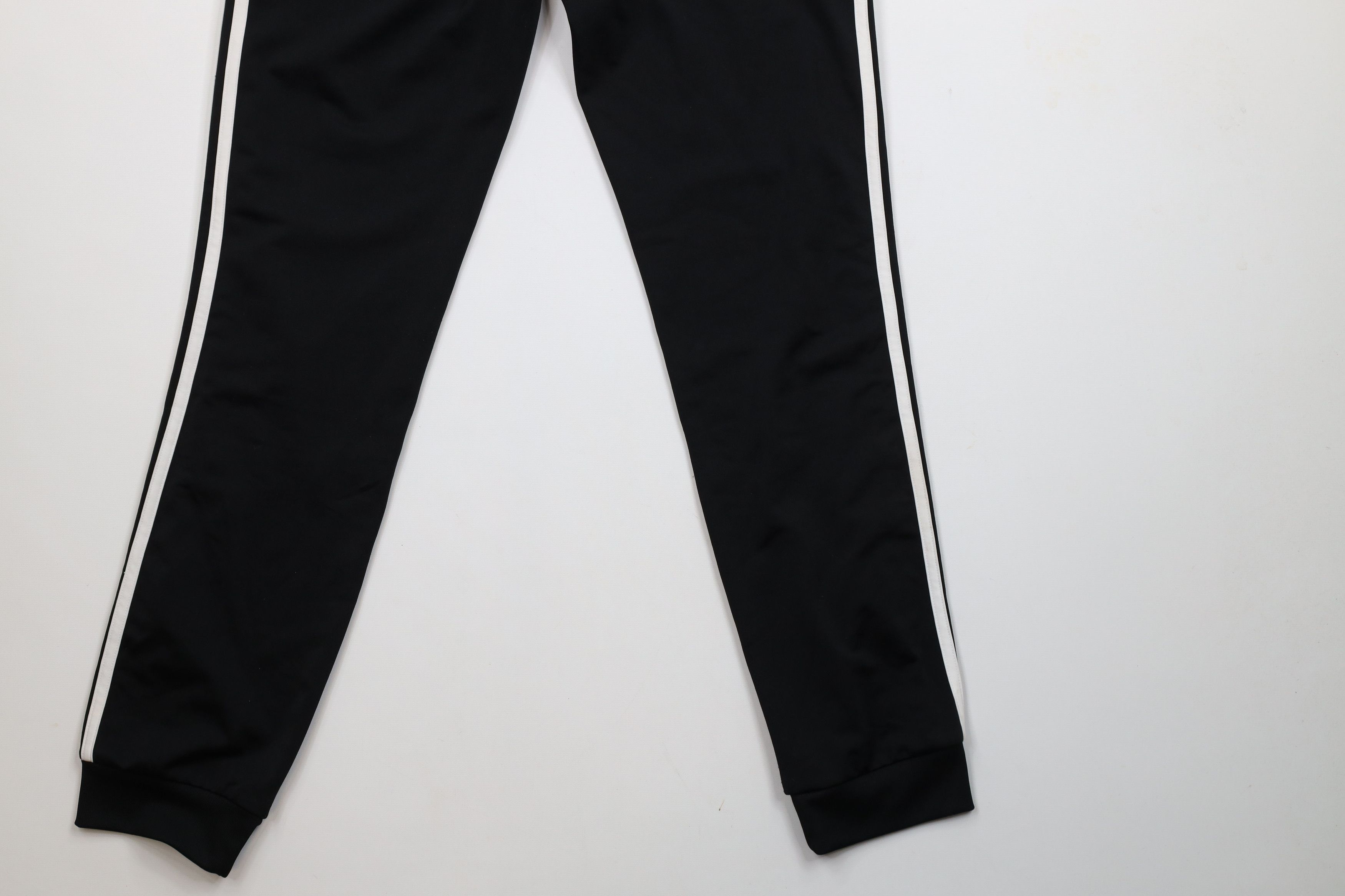Adidas × Vintage Vintage Y2K Adidas Striped Cuffed Sweatpants Joggers Black Size US 32 / EU 48 - 12 Thumbnail