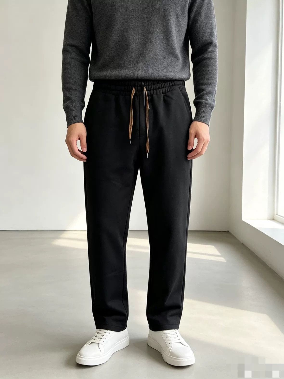 Ermenegildo Zegna Zegna Black Men's Casual Sweatpants Size US 28 / EU 44 - 9 Thumbnail