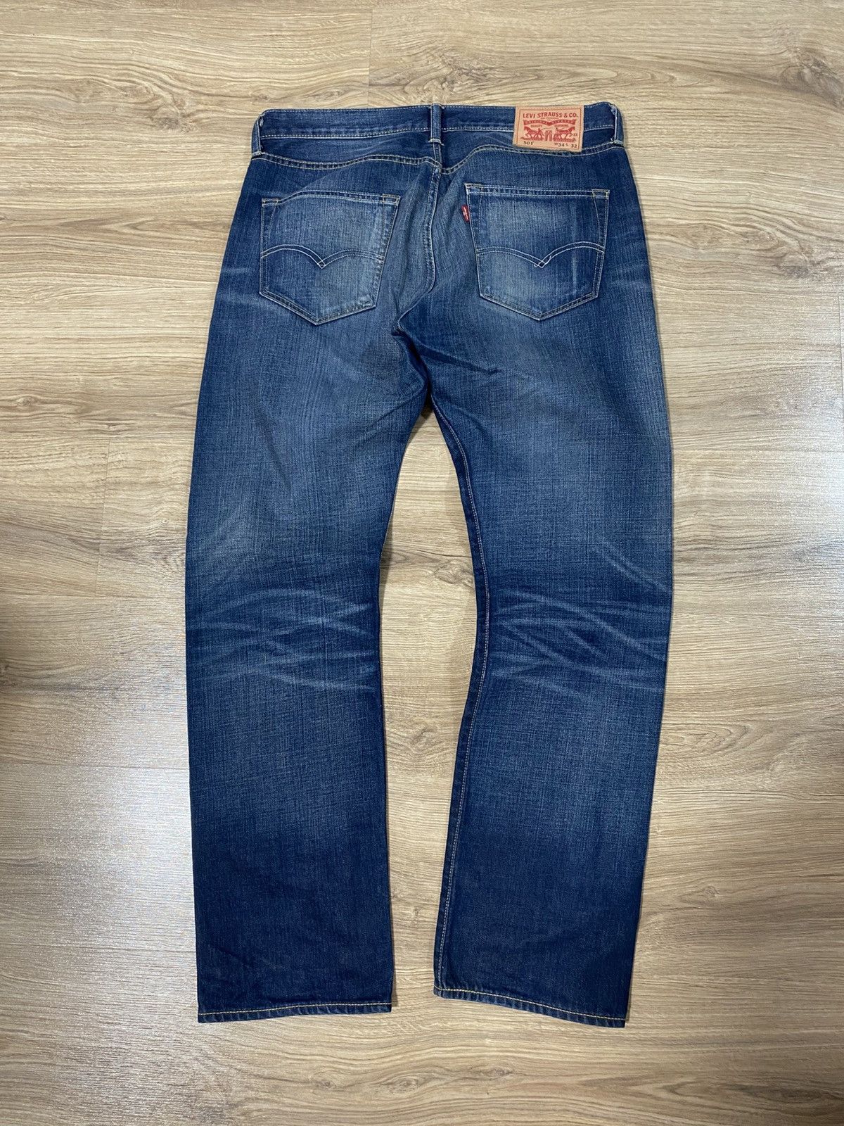 LVC × Levi's × Levi's Made & Crafted Levi’s 501 Sun-faded Denim-head Japanese Style Jeans Size US 34 / EU 50 - 7 Thumbnail
