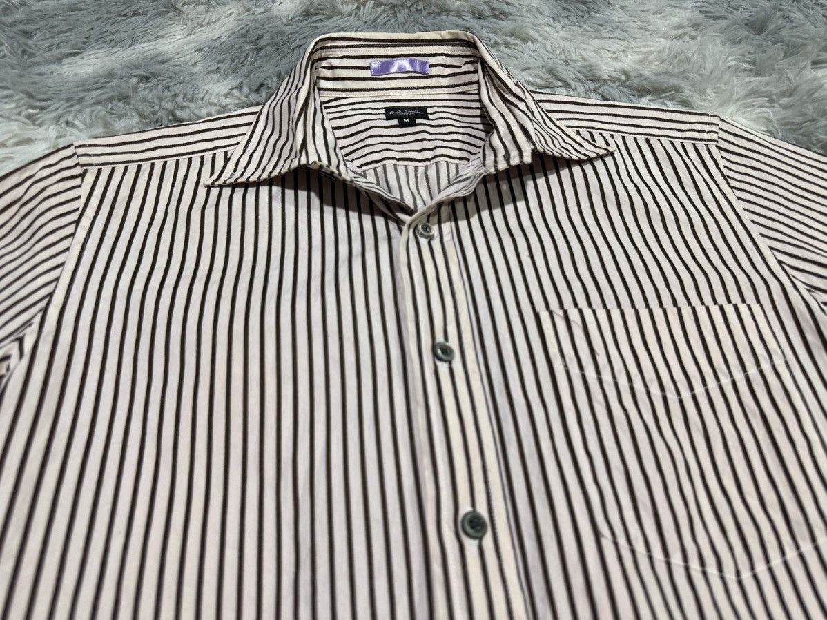 Paul Smith 🔥Vintage Paul Smith Striped Shirt Short Sleeve Size US M / EU 48-50 / 2 - 2 Thumbnail