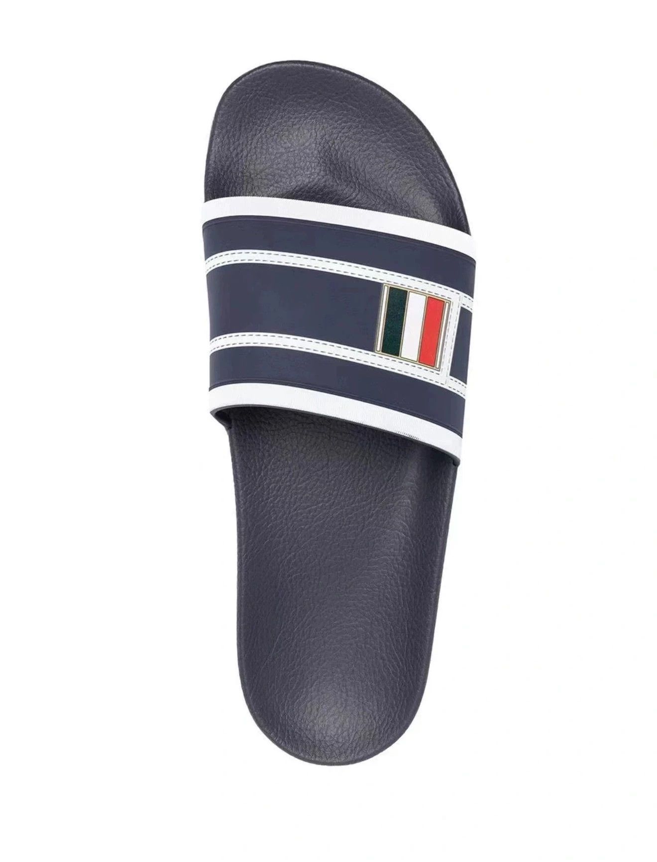 Thom Browne Thom Browne Men's Color Blocked Slipper Blue US11 Size US 11 / EU 44 - 7 Thumbnail