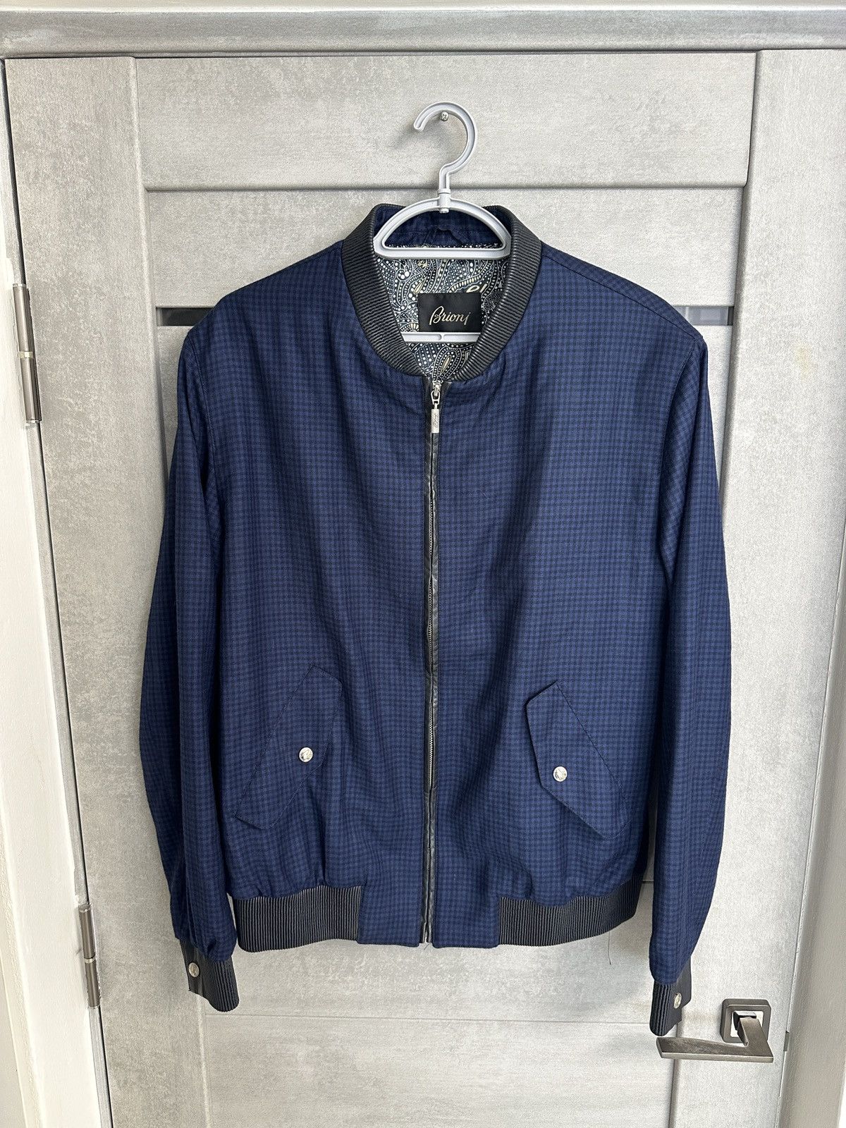 Brioni Brioni Bomber Jacket Size US L / EU 52-54 / 3 - 1 Thumbnail