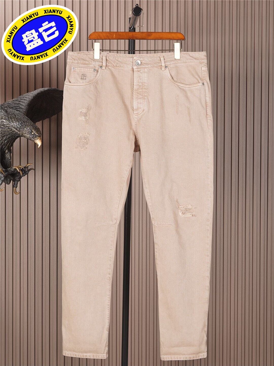 Brunello Cucinelli Brunello Cucinelli Men's Desert Jeans - dmc Size US 31 - 1 Thumbnail