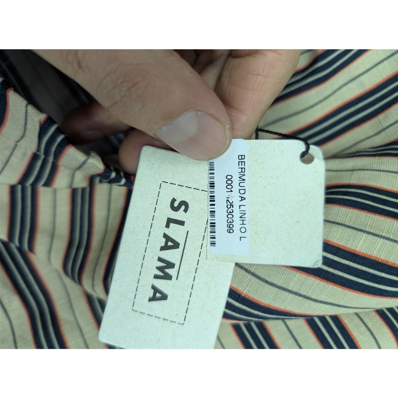 Other o1rshd1 CC20 SLAMA Bermuda Linho Shorts in Multicolor Size US 32 / EU 48 - 14 Thumbnail