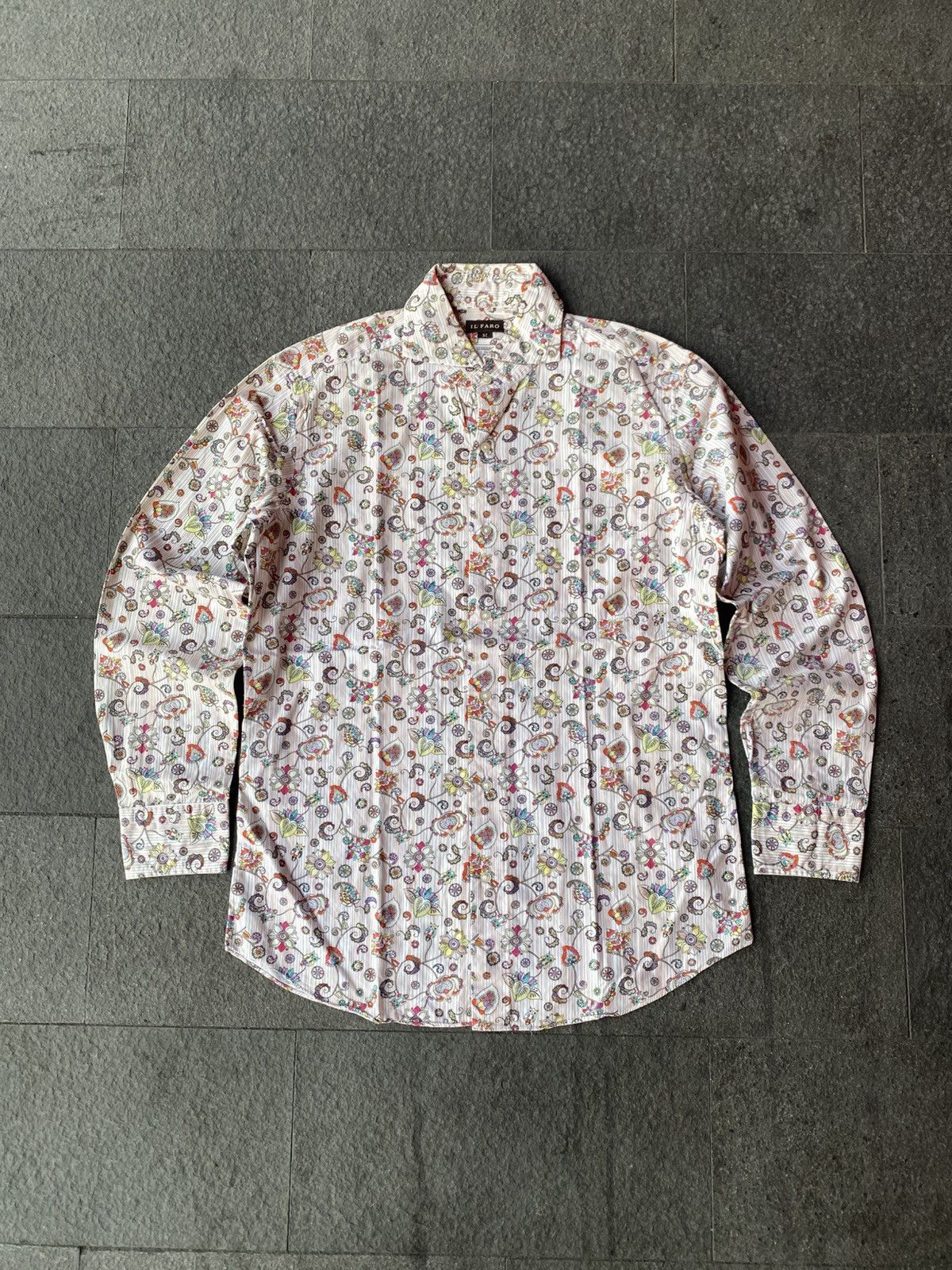 Designer il faro italian designer shirts button ups Size US L / EU 52-54 / 3 - 3 Thumbnail