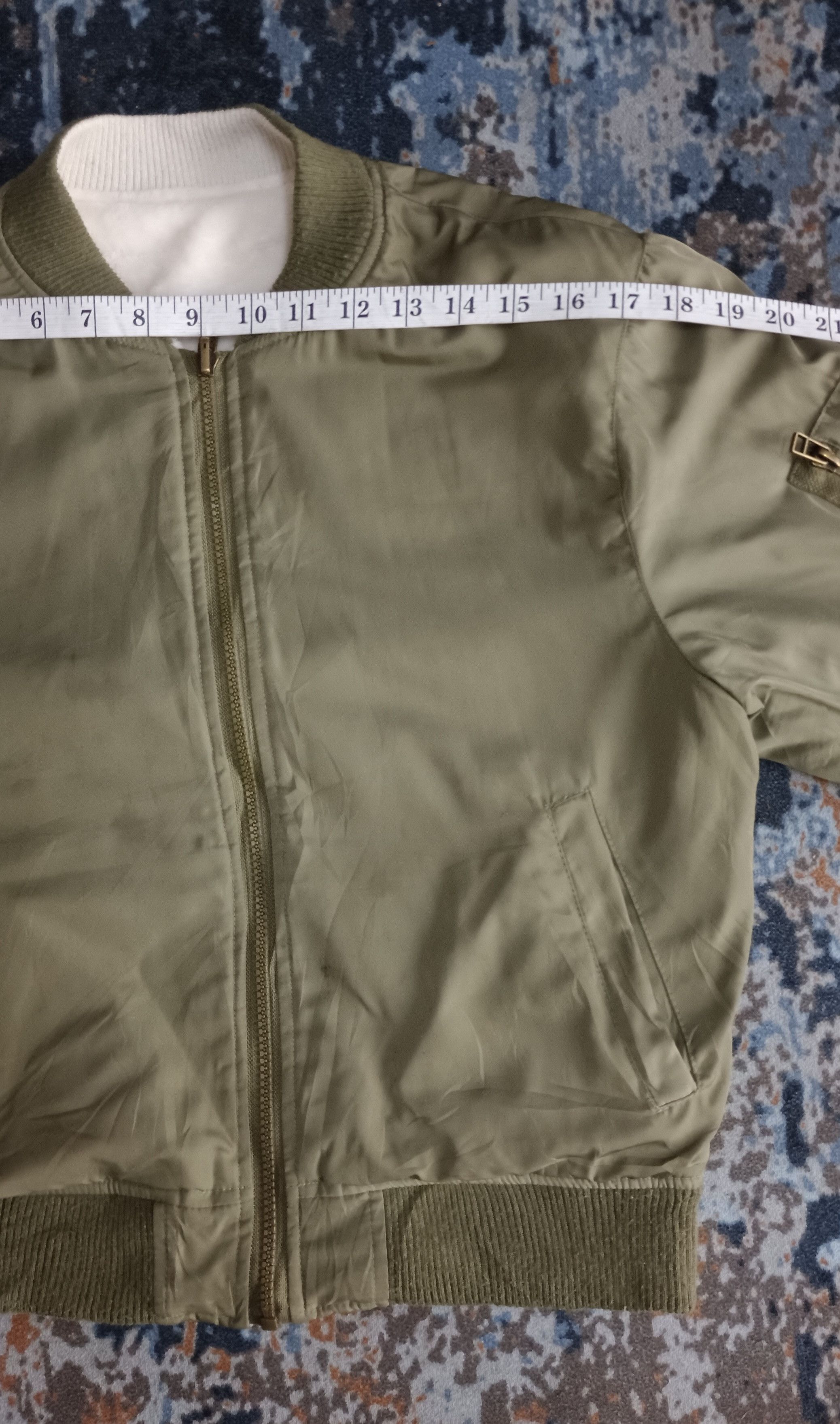 Japanese Brand Reversible🔥 Silver Sue Al Bomber Jacket Size M / US 6-8 / IT 42-44 - 12 Thumbnail