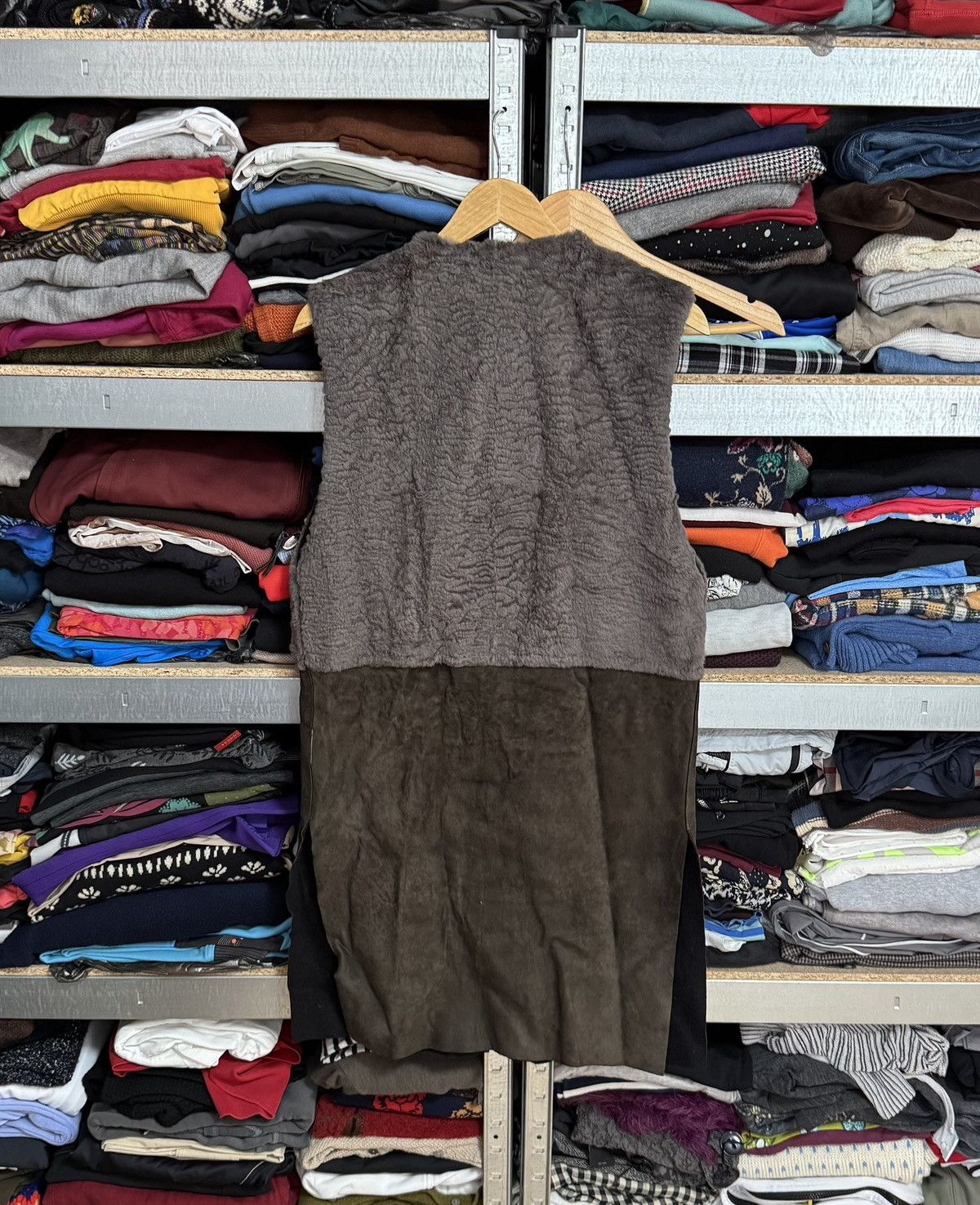 Salvatore Santoro Salvatore Santoro 40 leather long vest sleeveless jacket Size S / US 4 / IT 40 - 18 Thumbnail