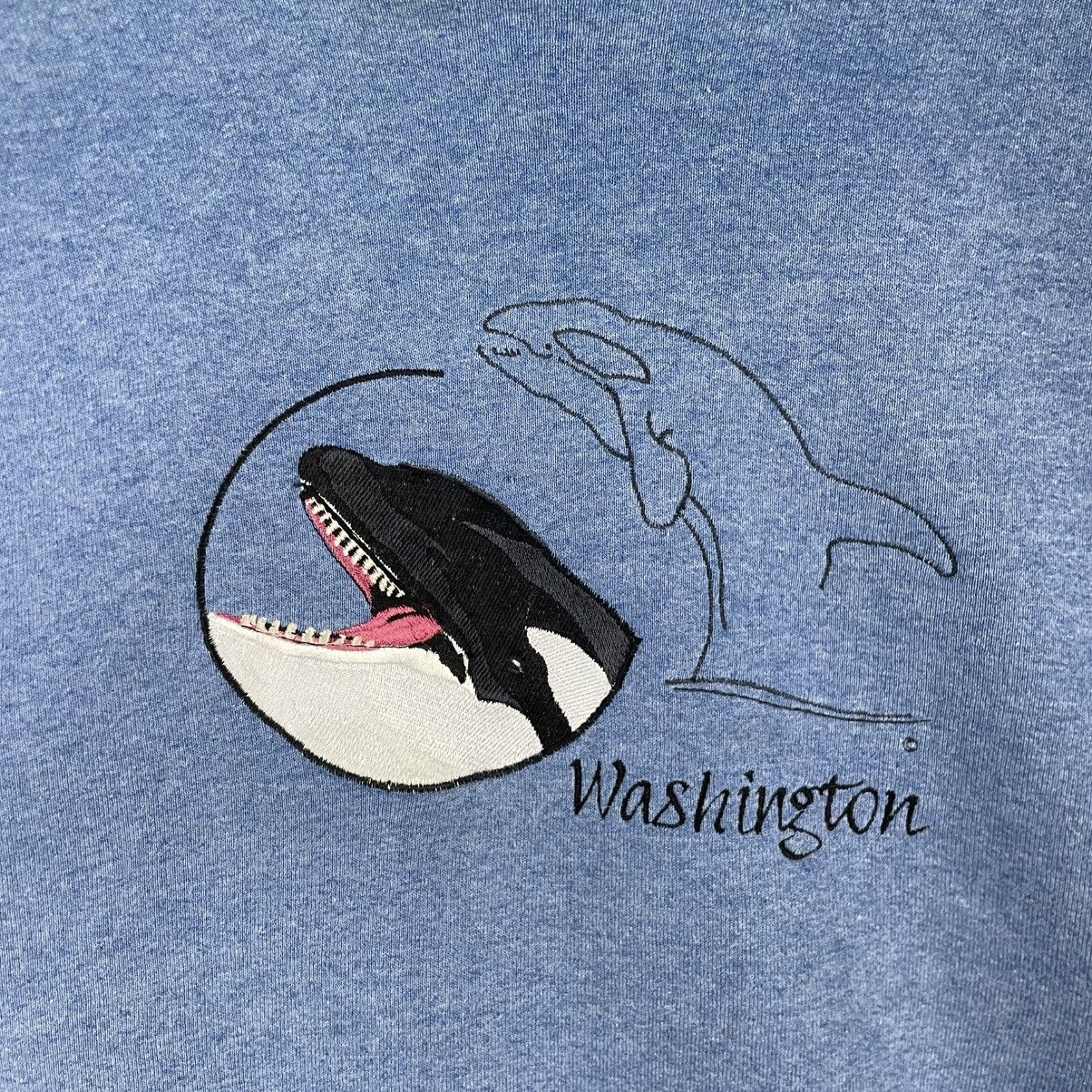 Designer × Vintage 90s vintage hoodies Washington - Size US L / EU 52-54 / 3 - 7 Thumbnail