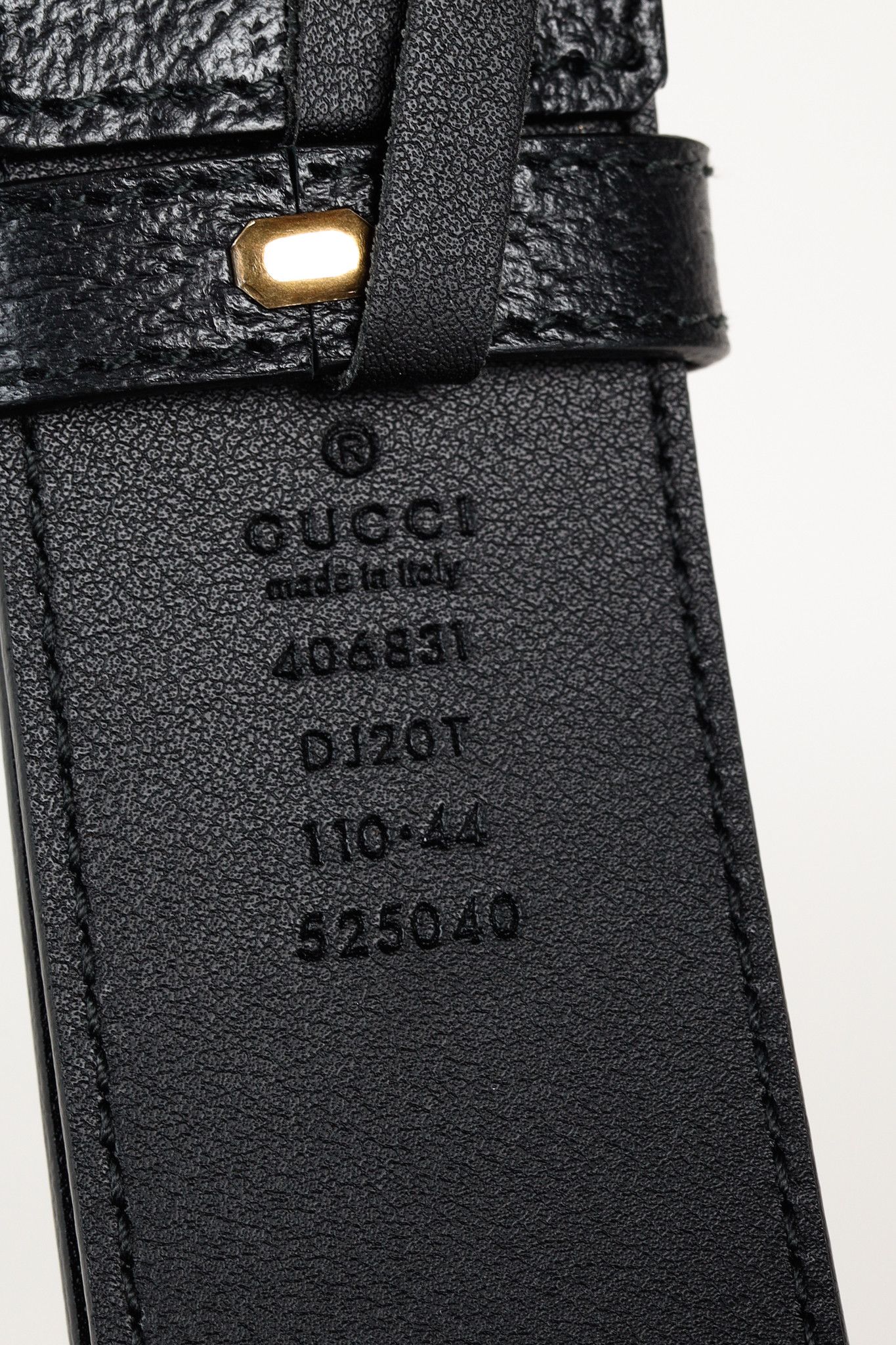 Gucci Gucci Marmont Golden GG Buckle Black Leather Wide Belt Size ONE SIZE - 5 Thumbnail