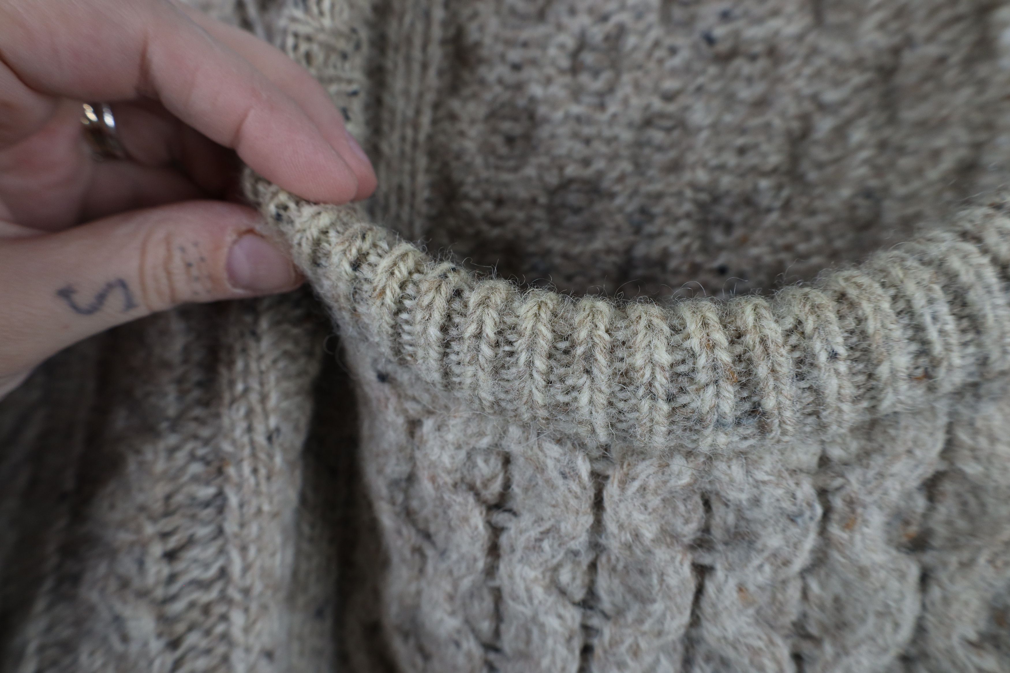 Vintage Vintage 90s Streetwear Chunky Fisherman Cable Knit Sweater Size XL / US 12-14 / IT 48-50 - 6 Thumbnail
