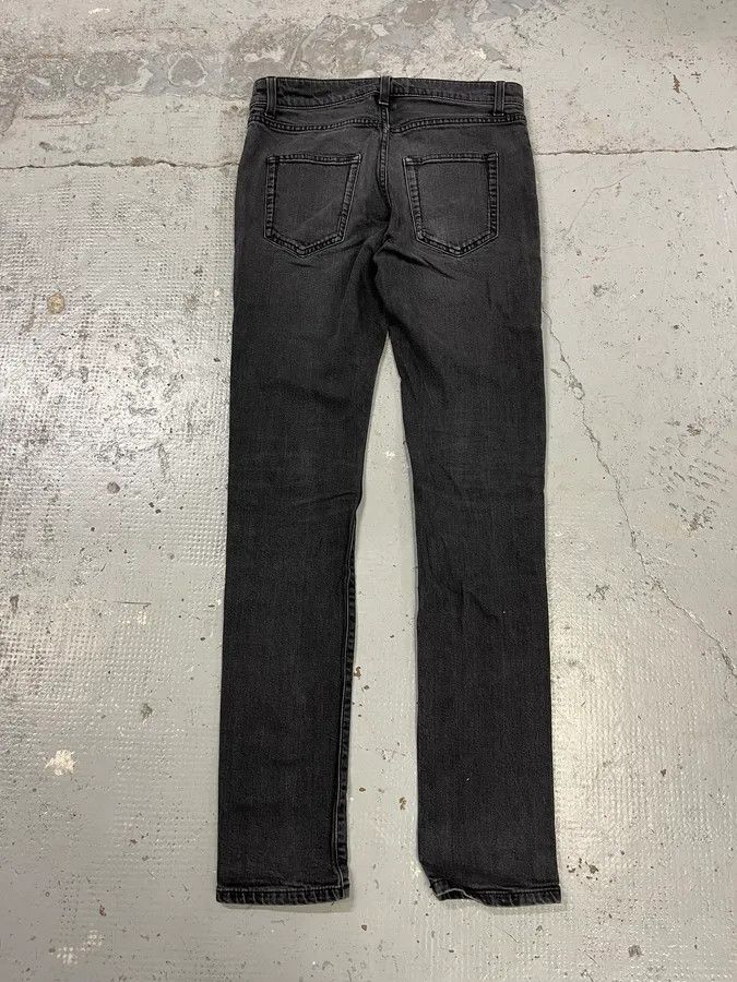 Saint Laurent Paris SS2018 Saint Laurent Slim Grey Denim Jeans Size 26" / US 2 / IT 38 - 8 Thumbnail