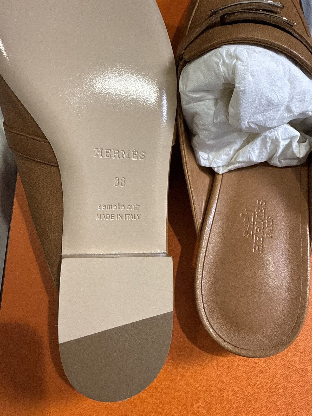 Hermes Hermes Oz Mule Size US 7 / IT 37 - 3 Thumbnail