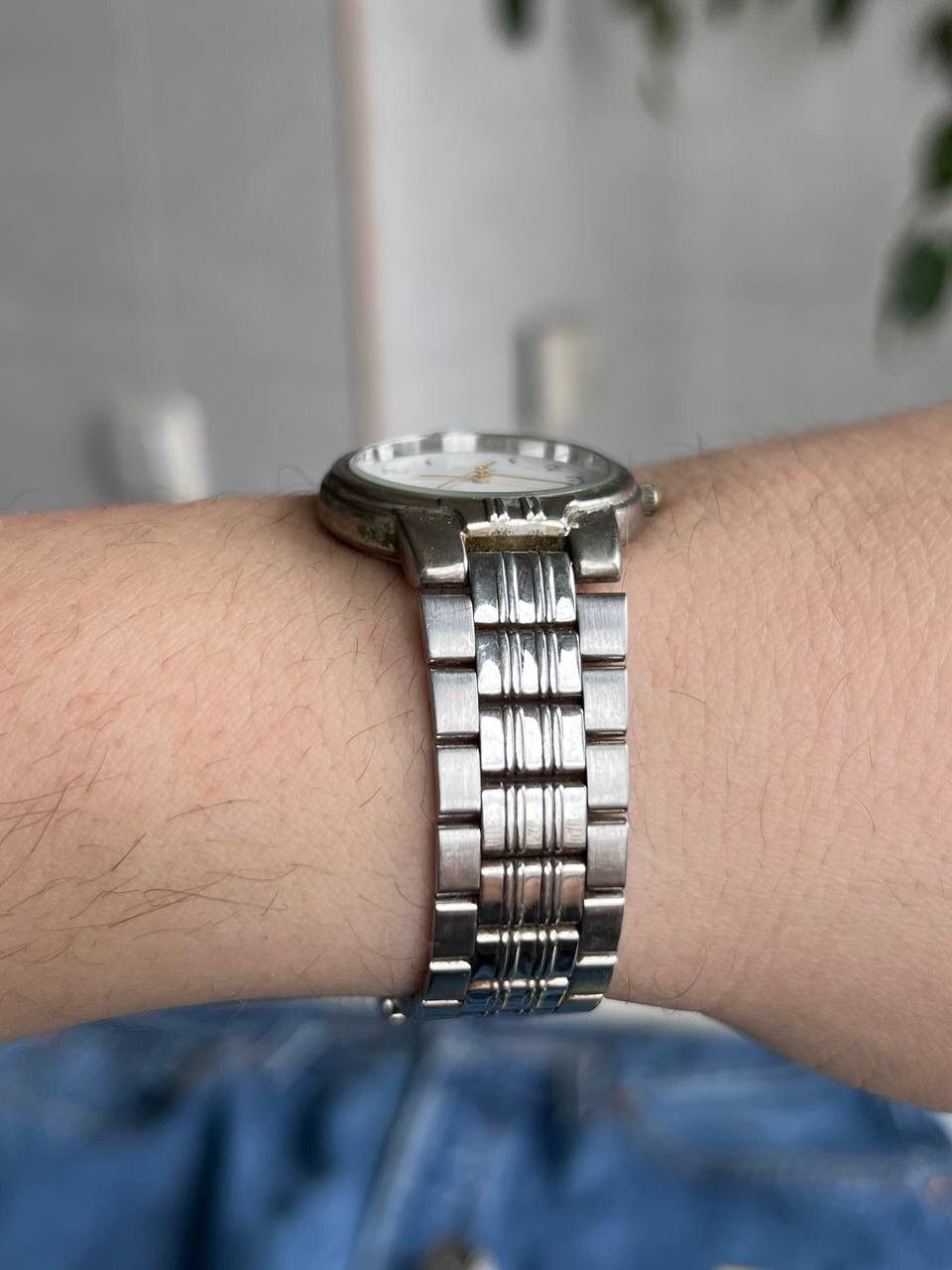 Japanese Brand × Vintage Vintage Japanese style futuristic Steel Watch Q&Q Chrome 00s Size ONE SIZE - 2 Thumbnail