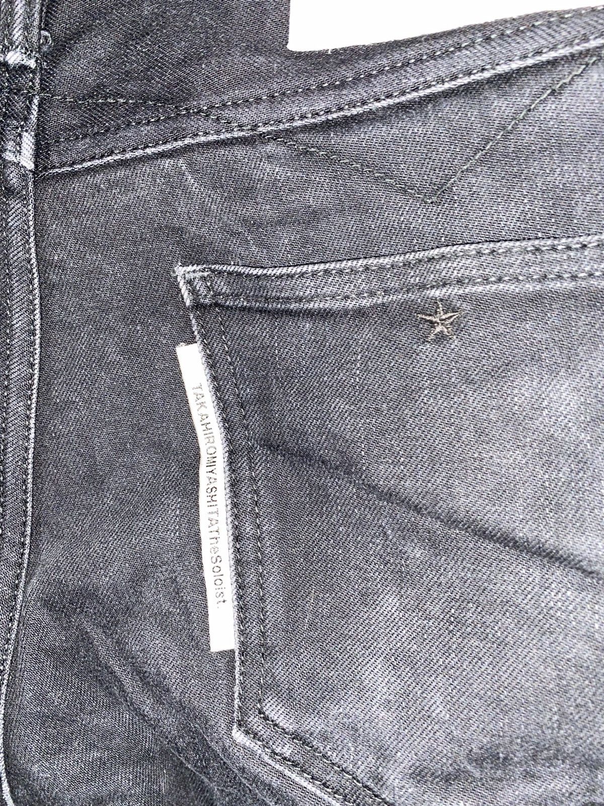 Takahiromiyashita The Soloist. Takahiromiyashita The Soloist Flared Black Denim (2017) Size US 28 / EU 44 - 6 Thumbnail