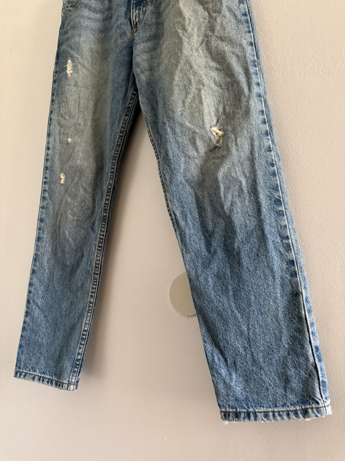 Bdg BDG UO Relaxed Dad Fit Denim Jeans Pants Blue Stone-Wash Size US 32 / EU 48 - 15 Thumbnail