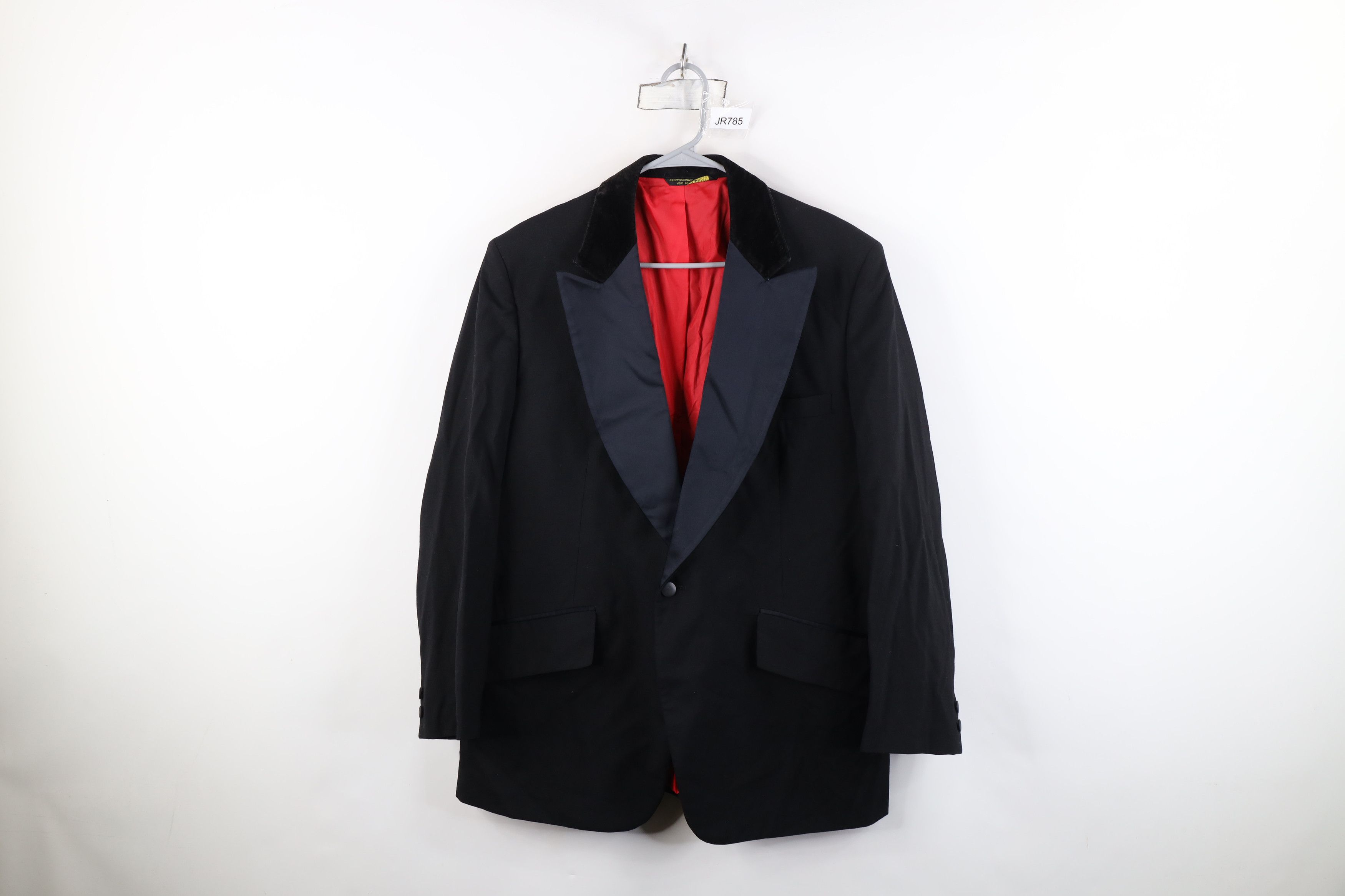 Vintage Vintage 60s 70s Palm Beach Prom Suit Coat Jacket Black USA Size US XL / EU 56 / 4 - 1 Thumbnail