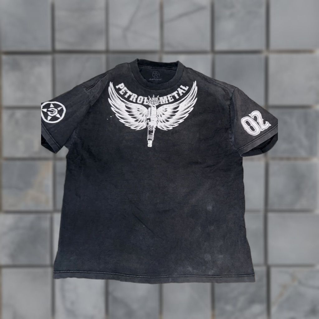Vintage VINTAGE UNIT T-SHIRT METAL Black XL 23x28 T-Shirt Men Size US XL / EU 56 / 4 - 1 Thumbnail