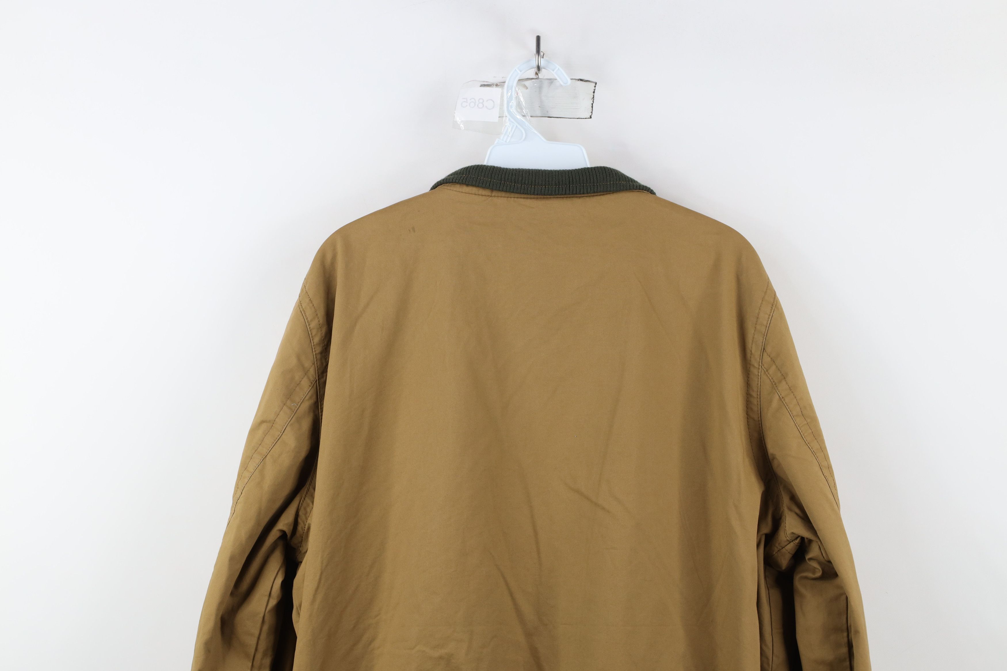 Vintage Orton Brothers Distressed Lined Full Zip Bomber Jacket Brown Size US M / EU 48-50 / 2 - 13 Thumbnail