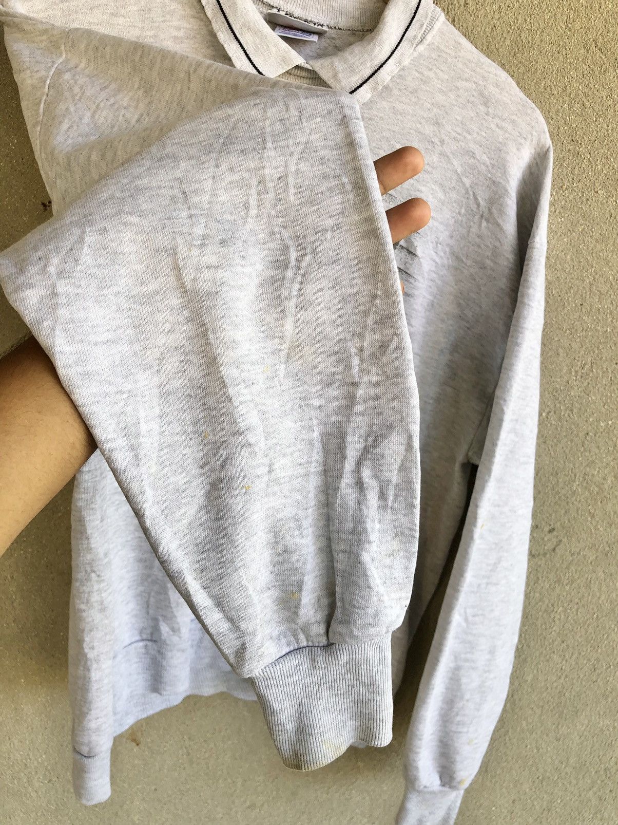 Jerzees × Vintage Vintage 90s Morning Sun Jerzees polos sweatshirt Size US L / EU 52-54 / 3 - 6 Thumbnail
