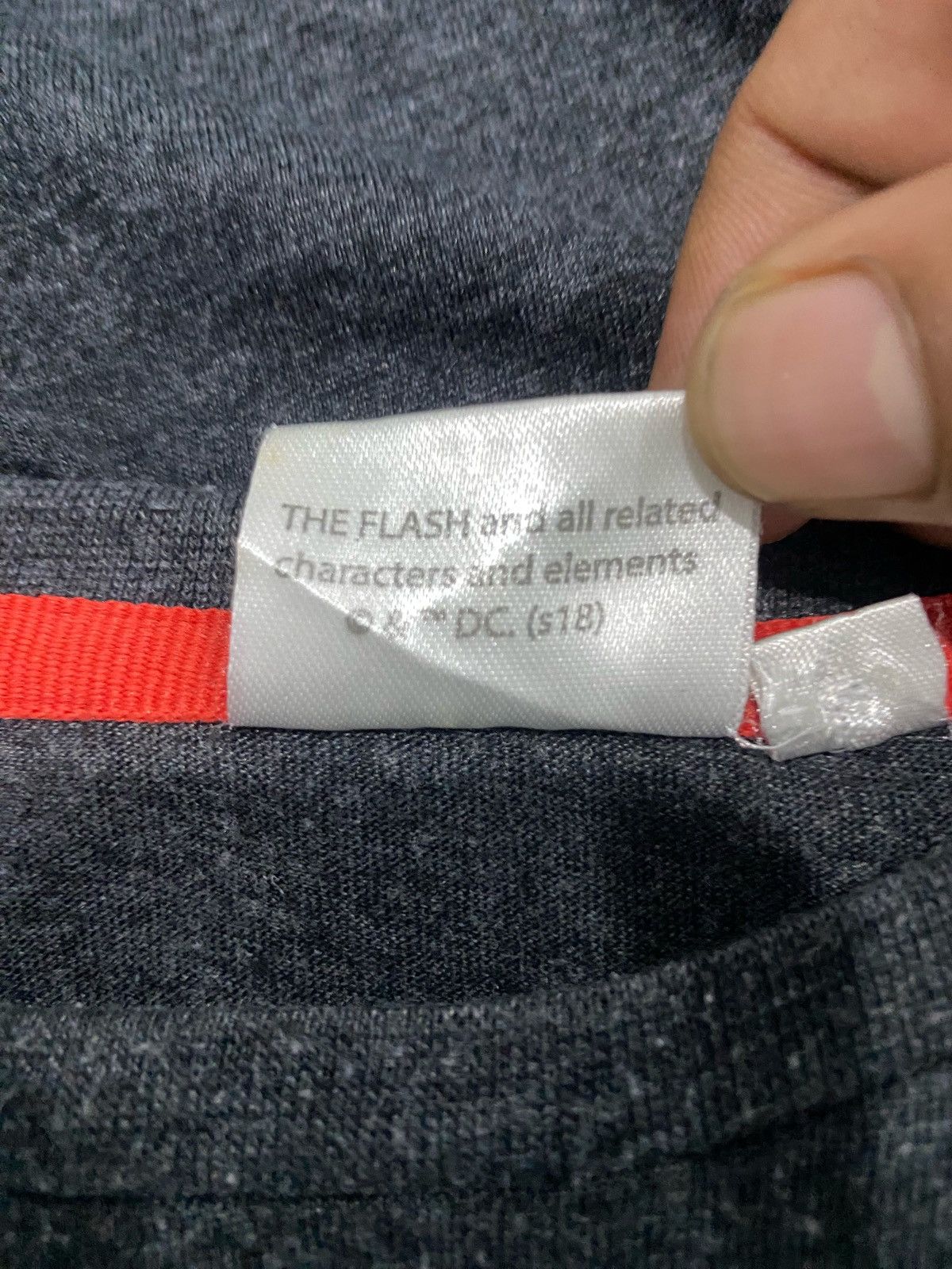 DC Comics The Flash DC All Star Central City Tshirt Embroidery Size US XL / EU 56 / 4 - 5 Thumbnail