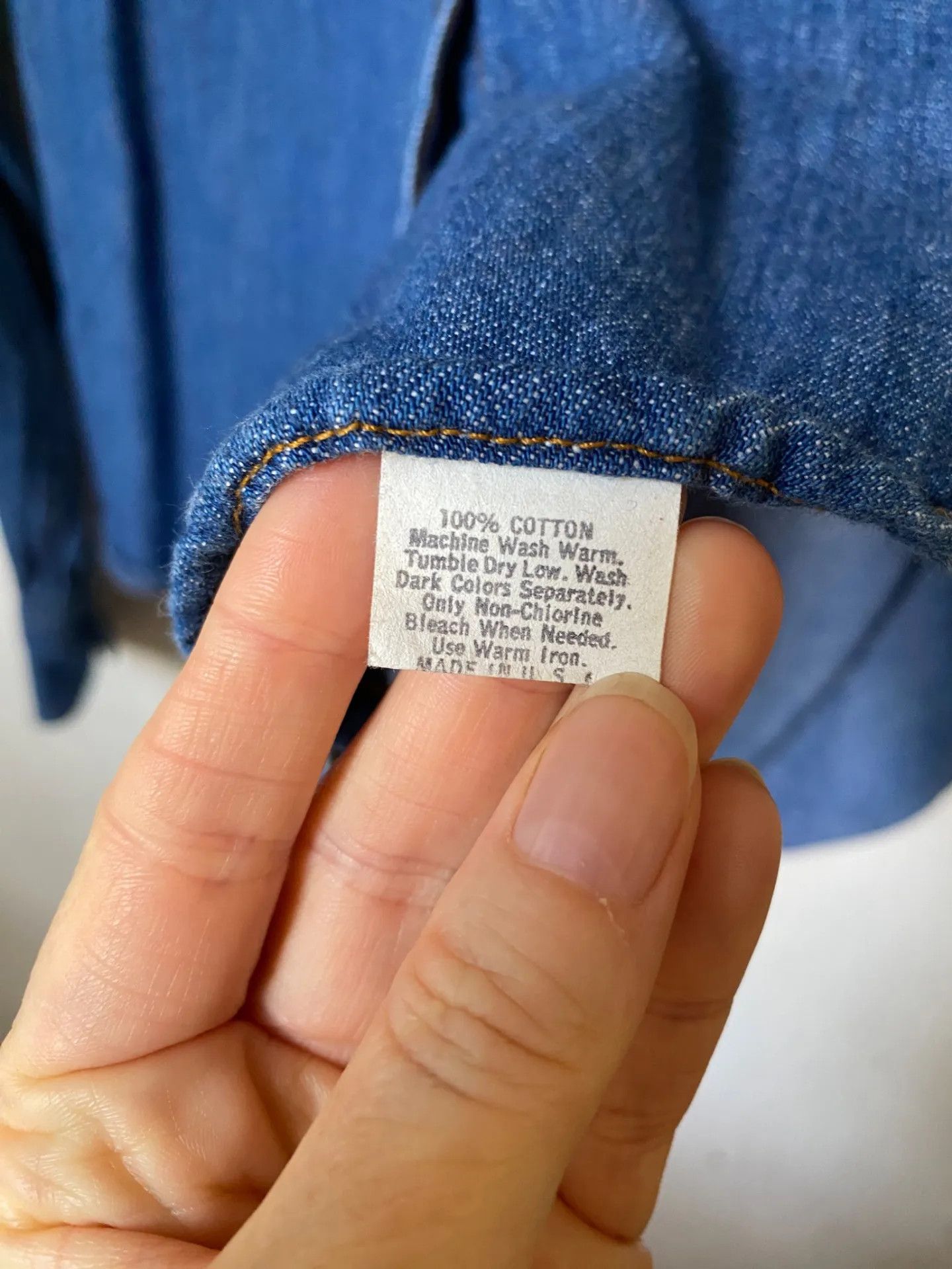 Abercrombie & Fitch Vintage 80s denim shirt Size M / US 6-8 / IT 42-44 - 5 Thumbnail
