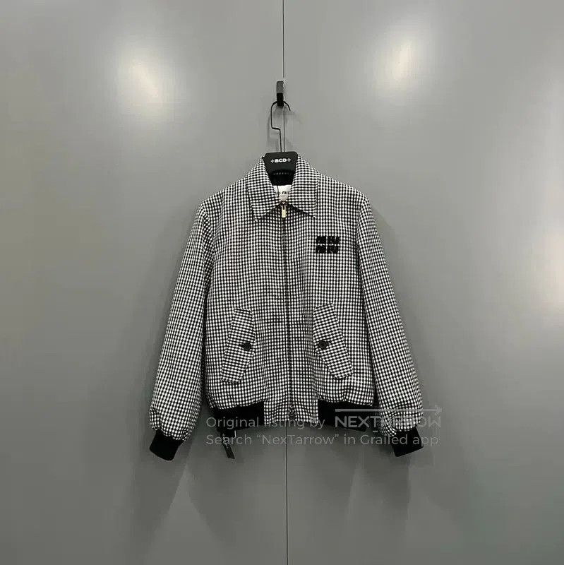 Miu Miu Miu Miu Gray Cotton Women's Jacket . Size XXS / US 00 / IT 34 - 1 Thumbnail