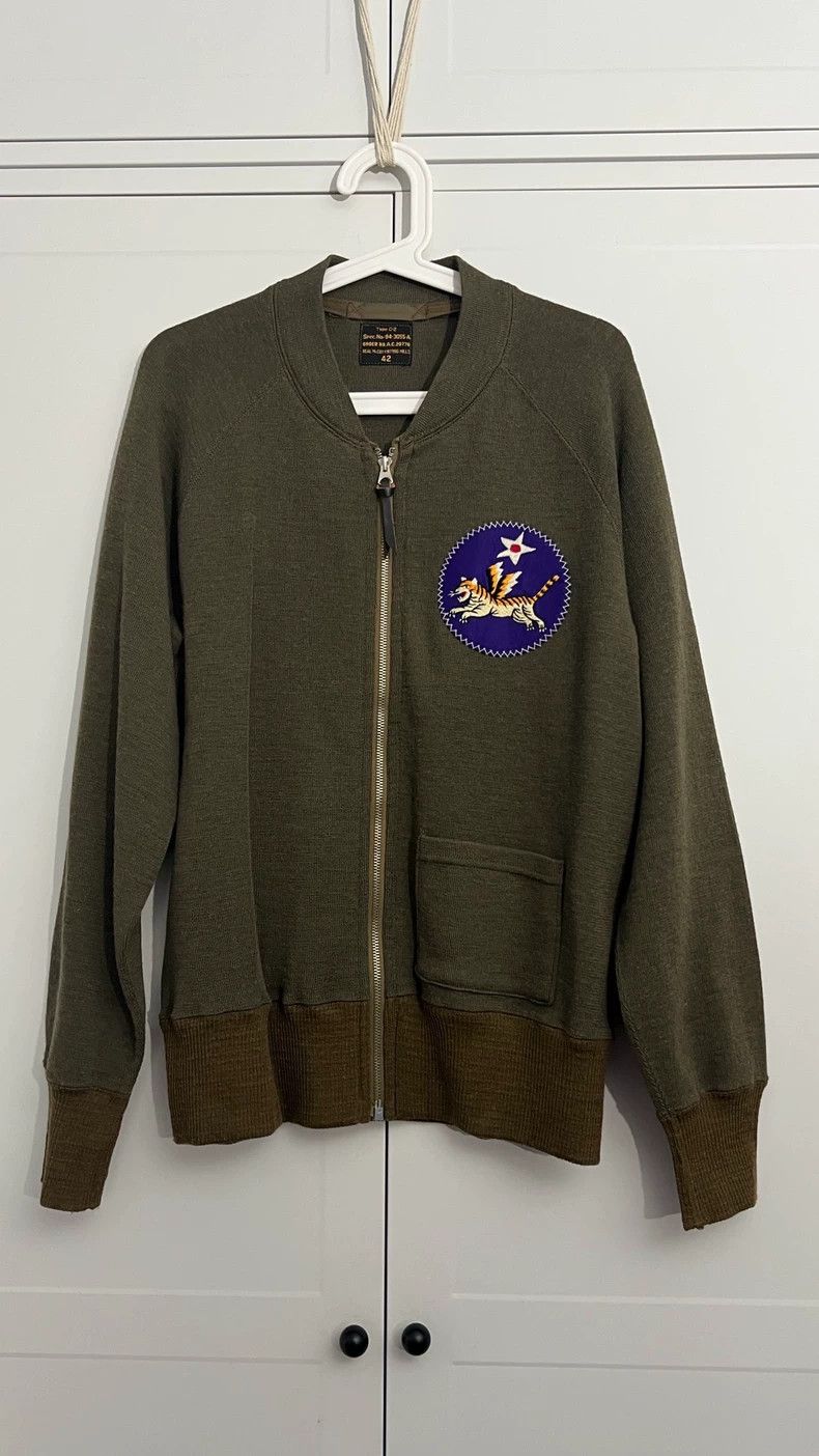 The Real McCoy's The Real McCoy Wool C2 Military Jacket with Flying Tiger Em Size US XL / EU 56 / 4 - 2 Thumbnail