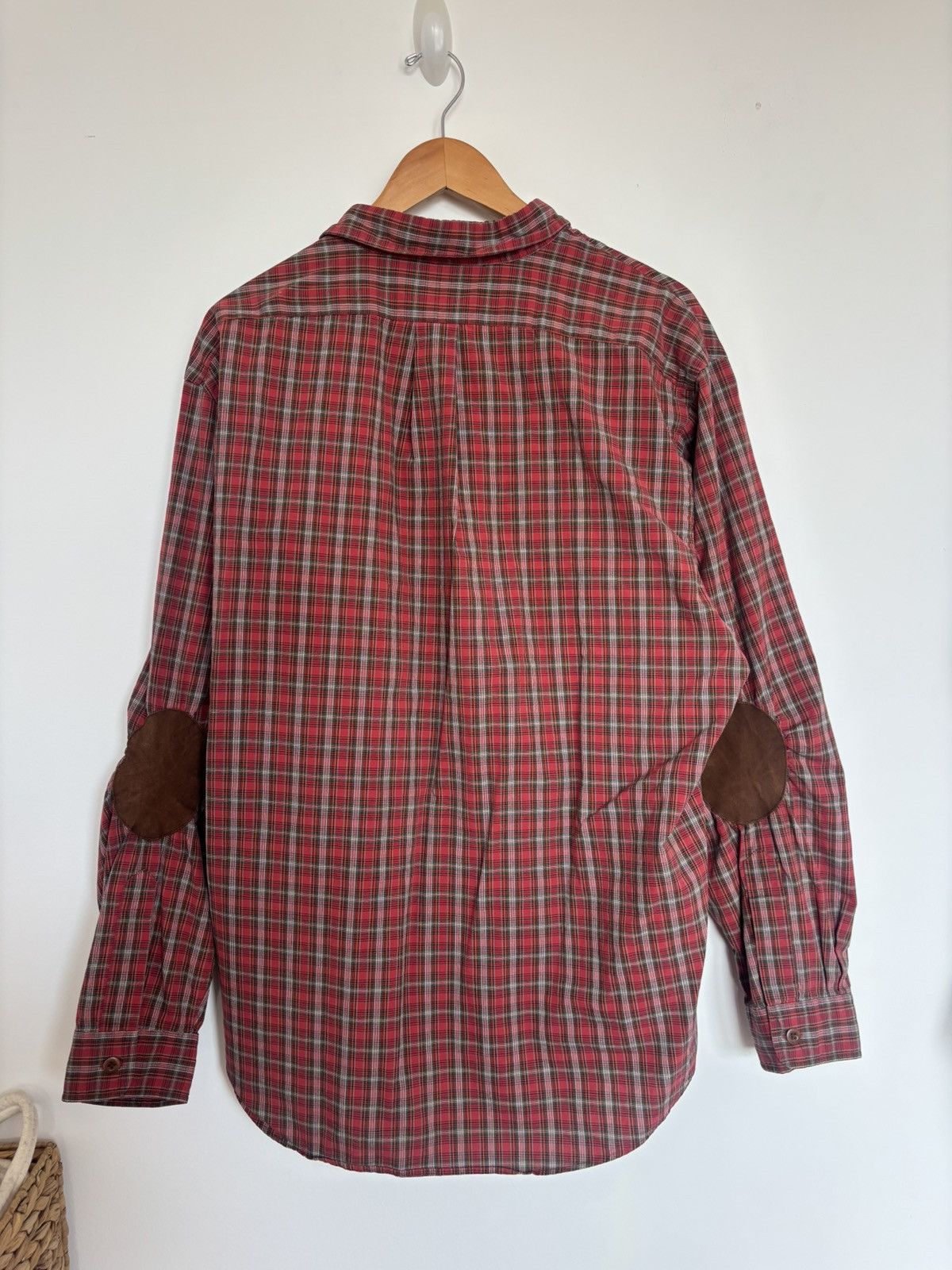 Polo Ralph Lauren Polo l Ralph Lauren Plaid Flannel Suede Elbow Patches XXL Size US XXL / EU 58 / 5 - 2 Thumbnail