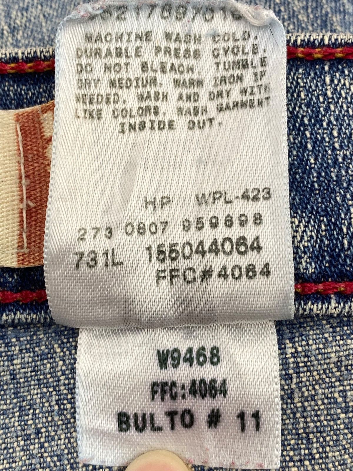Levi's Levi’s Asid Blue Wash Style Boot Cut Jean Size US 28 / EU 44 - 11 Thumbnail