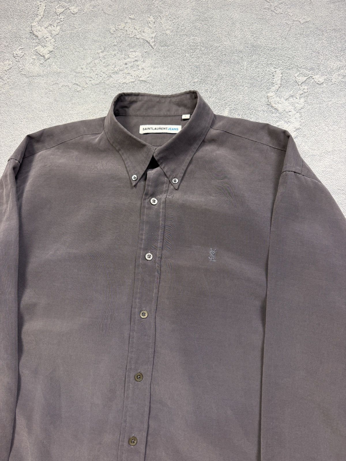 Yves Saint Laurent Vintage 90s Yves Saint Laurent YSL Shirt Rare Retro Y2K Hype Size US L / EU 52-54 / 3 - 2 Thumbnail