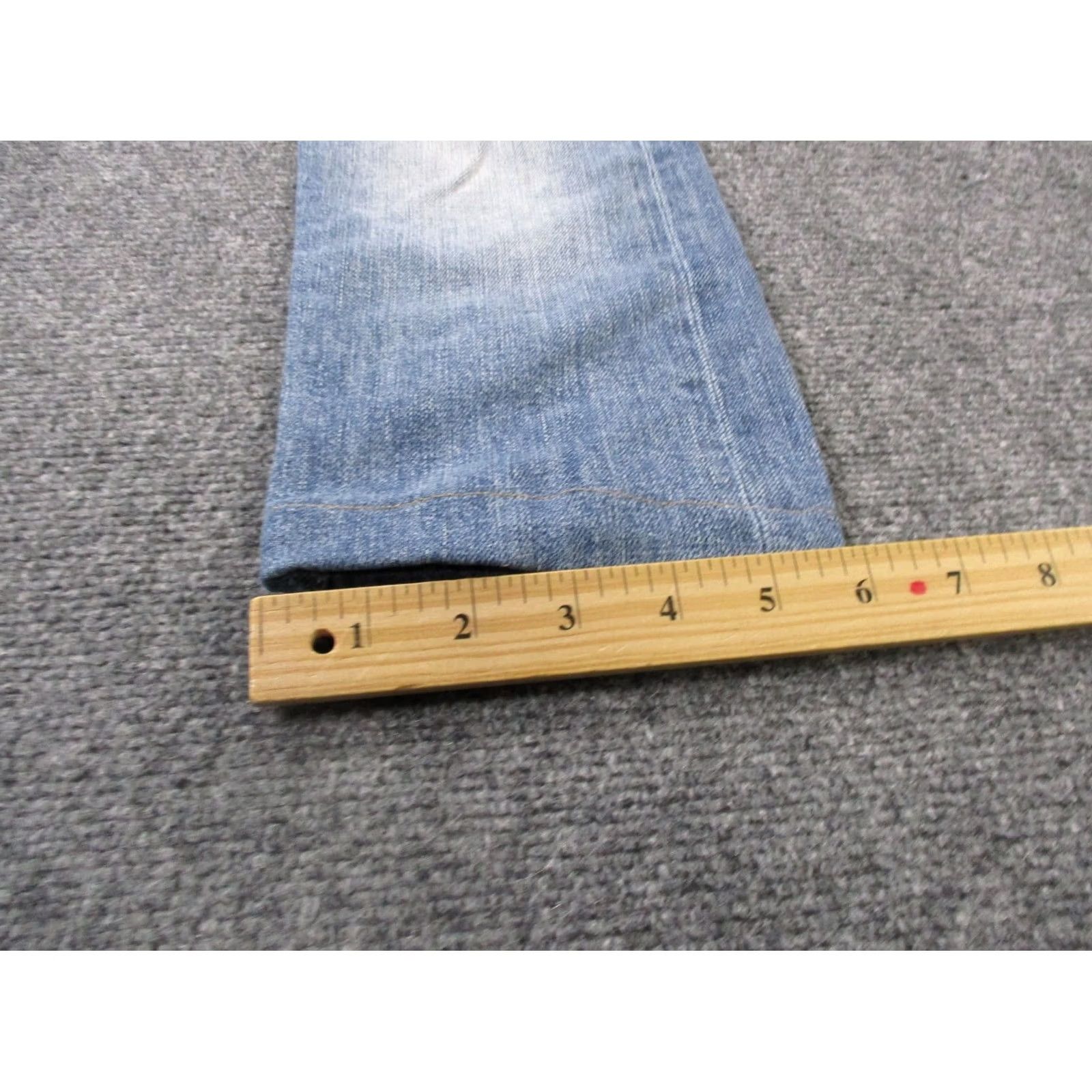Allsaints AllSaints Jeans Mens 30 Blue Denim Straight Cropped Cigarette Casual Faded Shop Now Mens Size US 32 / EU 48 - 5 Thumbnail
