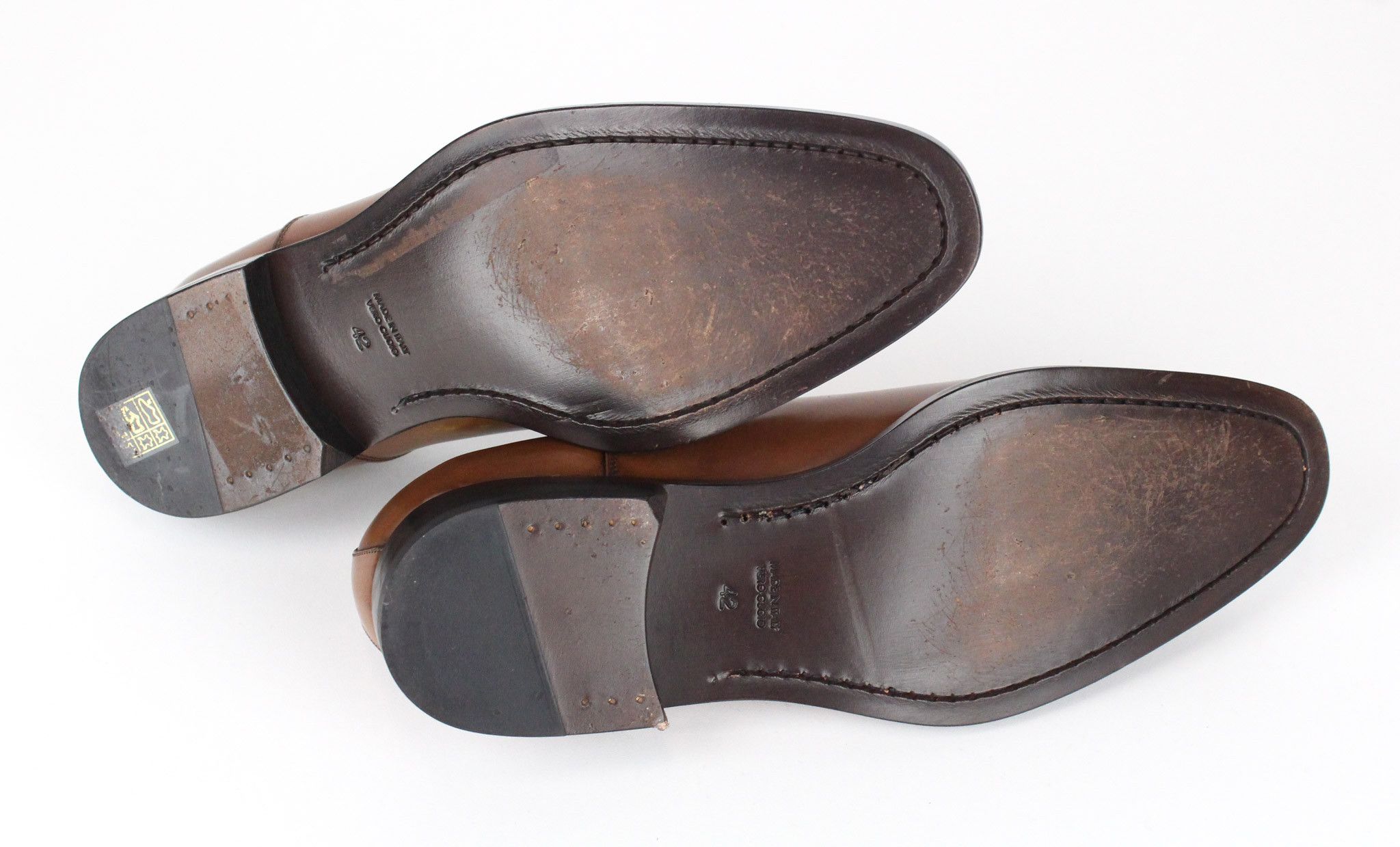 Suitsupply EU42 Brown Leather Laced Low-Top 72345 Size US 9 / EU 42 - 6 Thumbnail