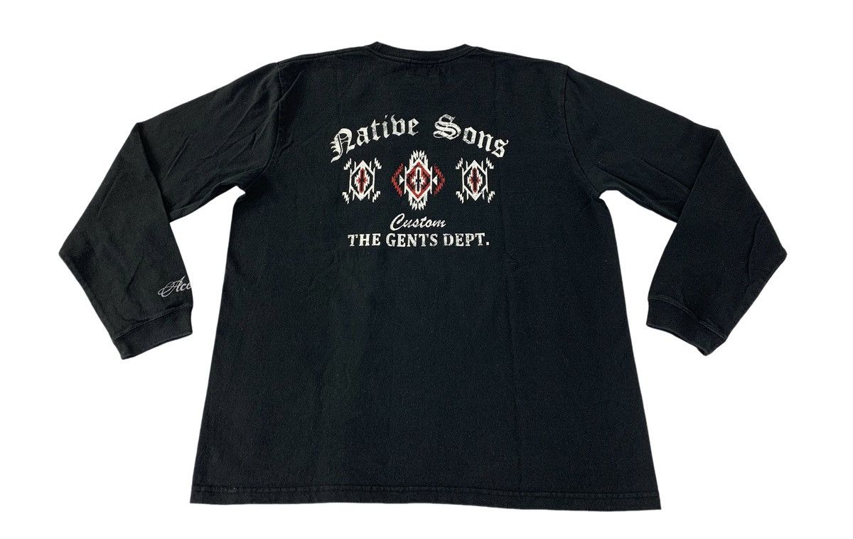 Japanese Brand Acoustic Motocycle Native Son Navajo Printed T-shirt Size US M / EU 48-50 / 2 - 1 Thumbnail