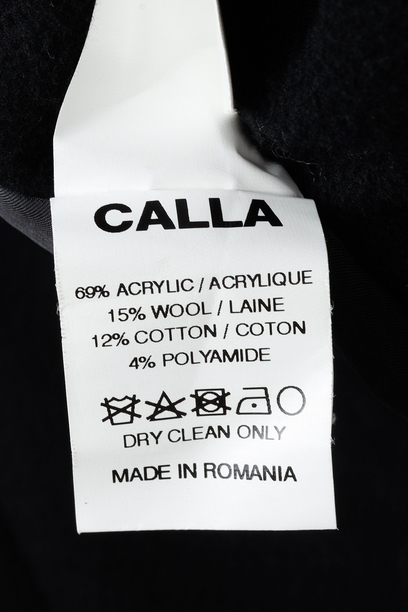 Other Calla Paris Fall 2013 Boucle Sleeve Multi-Material Pea Coat Size S / US 4 / IT 40 - 12 Thumbnail