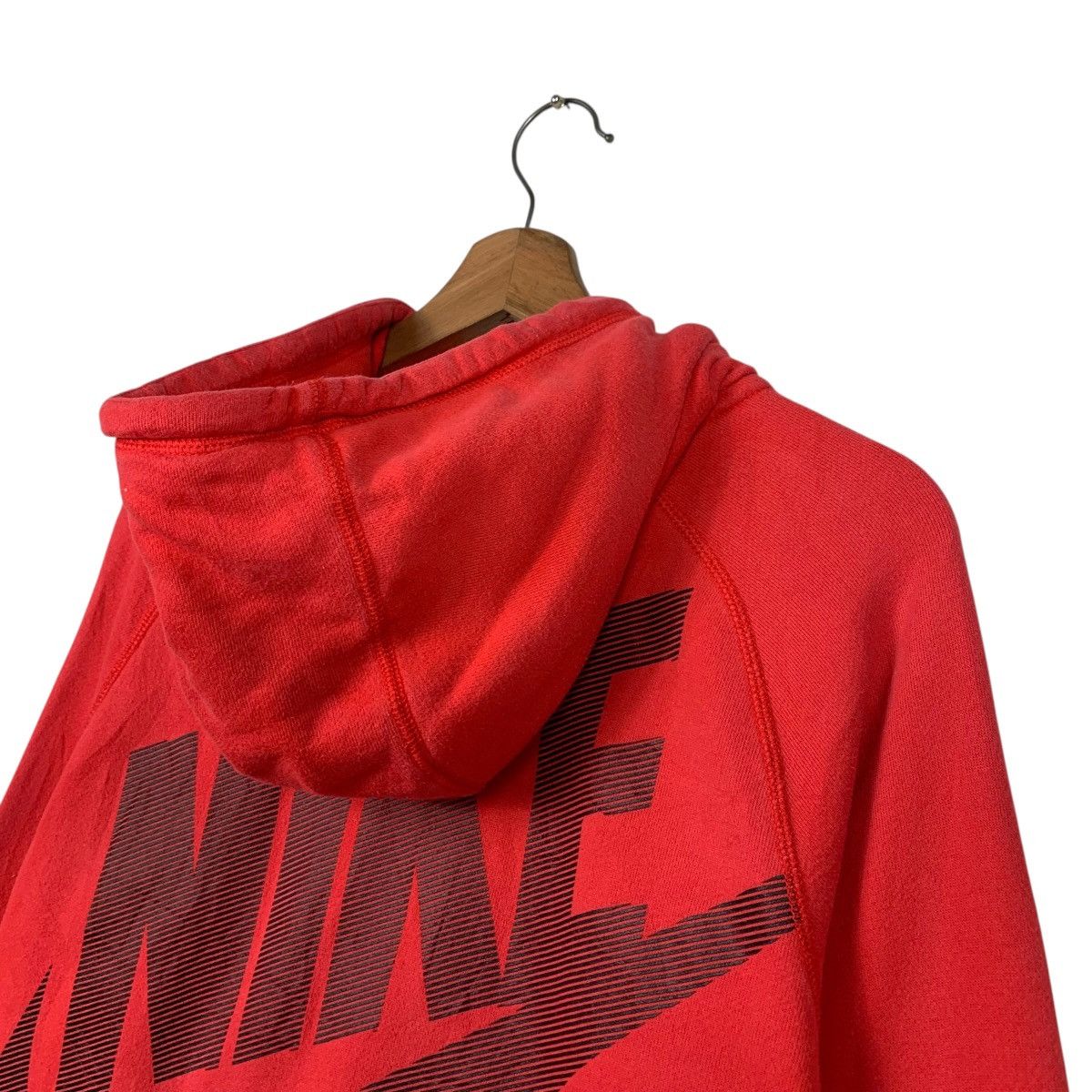 Nike NIKE Big Swoosh Logo Zipper Hoodie Sweatshirt #3616-C165 Size US L / EU 52-54 / 3 - 3 Thumbnail