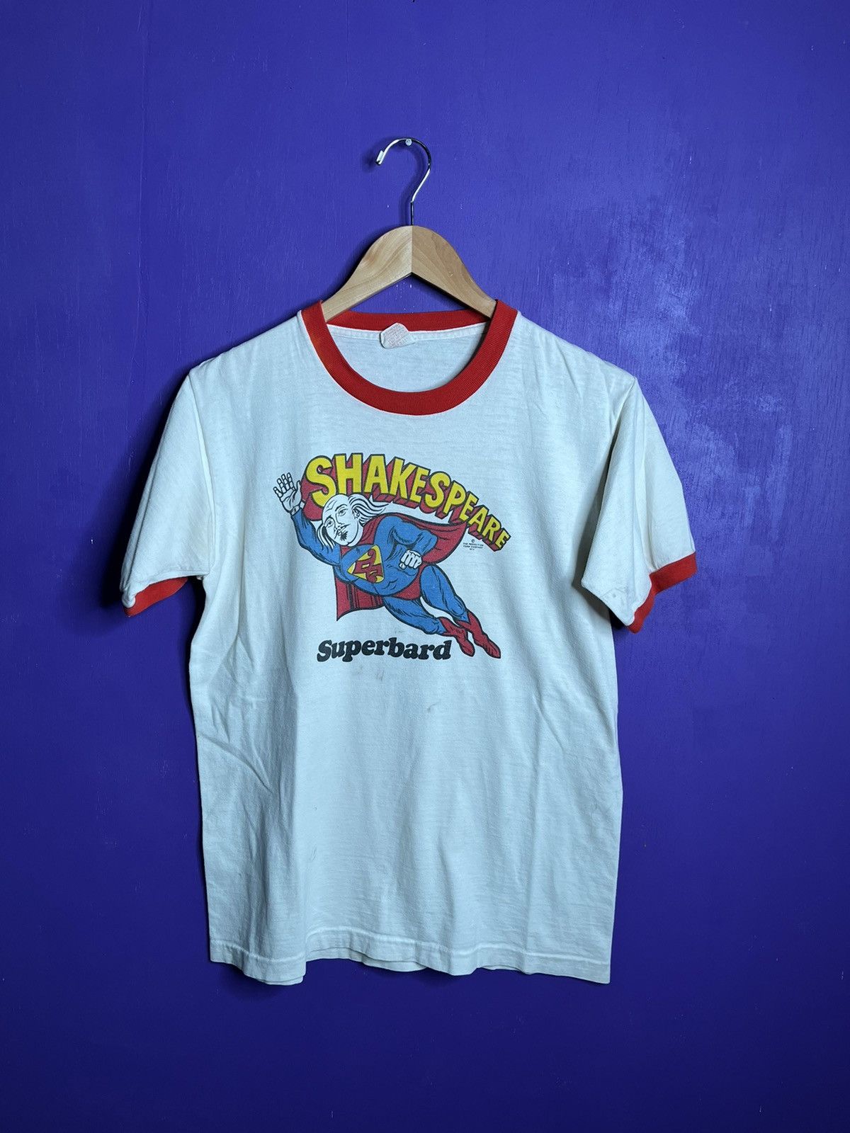 Other Vintage 1974 Shakespeare superbard Superman t-shirt Size US M / EU 48-50 / 2 - 1 Thumbnail
