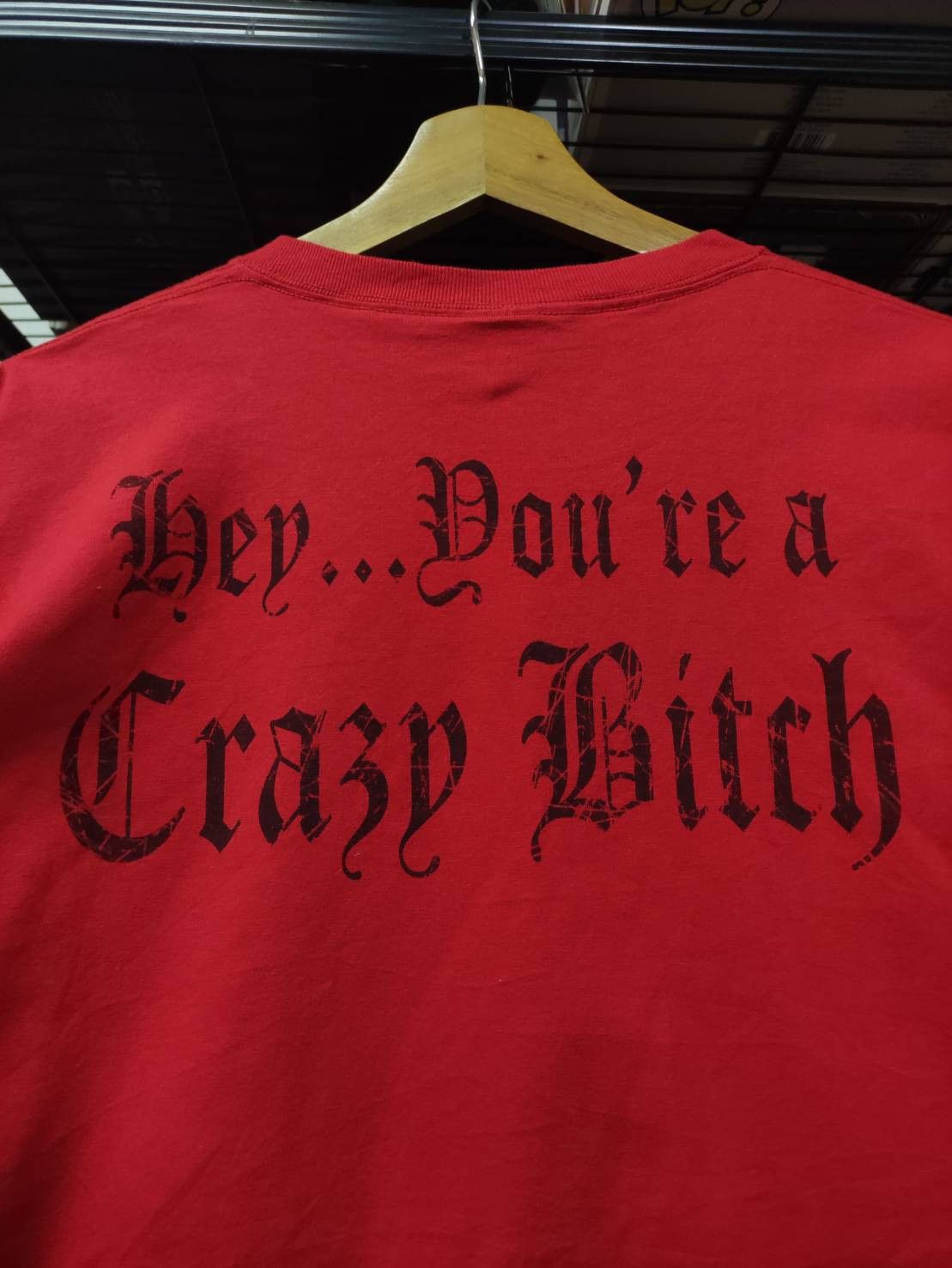 Band Tees Vtg 00's Buckcherry Band " Hey U R Crazy Bit*h " T-Shirt Size US XL / EU 56 / 4 - 10 Thumbnail