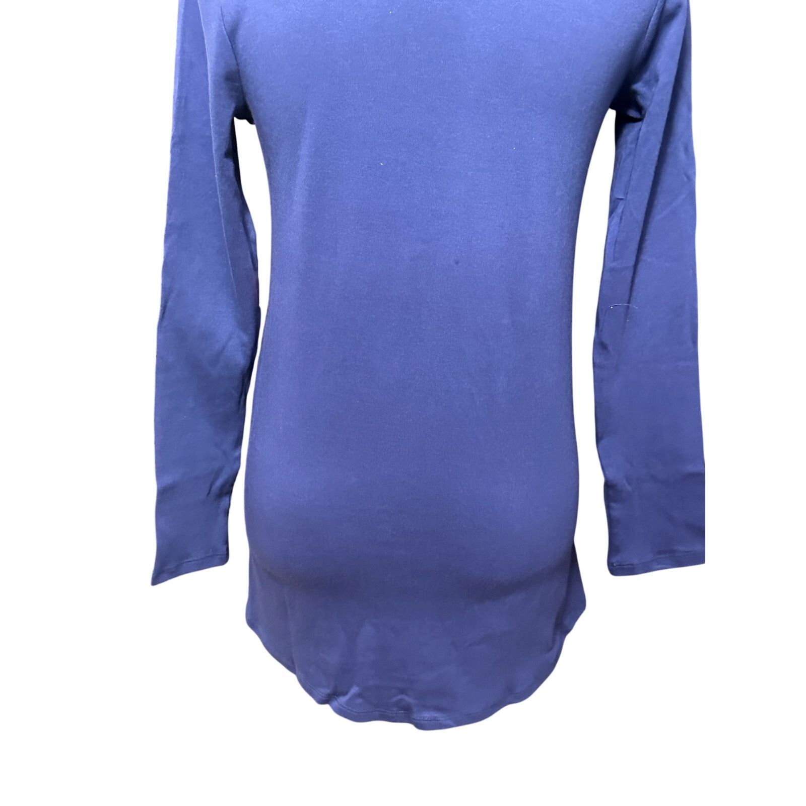 Isaac Mizrahi Isaac Mizrahi Henley T-Shirt Long Sleeve Blue Women's XS NWT Size XS / US 0-2 / IT 36-38 - 6 Thumbnail